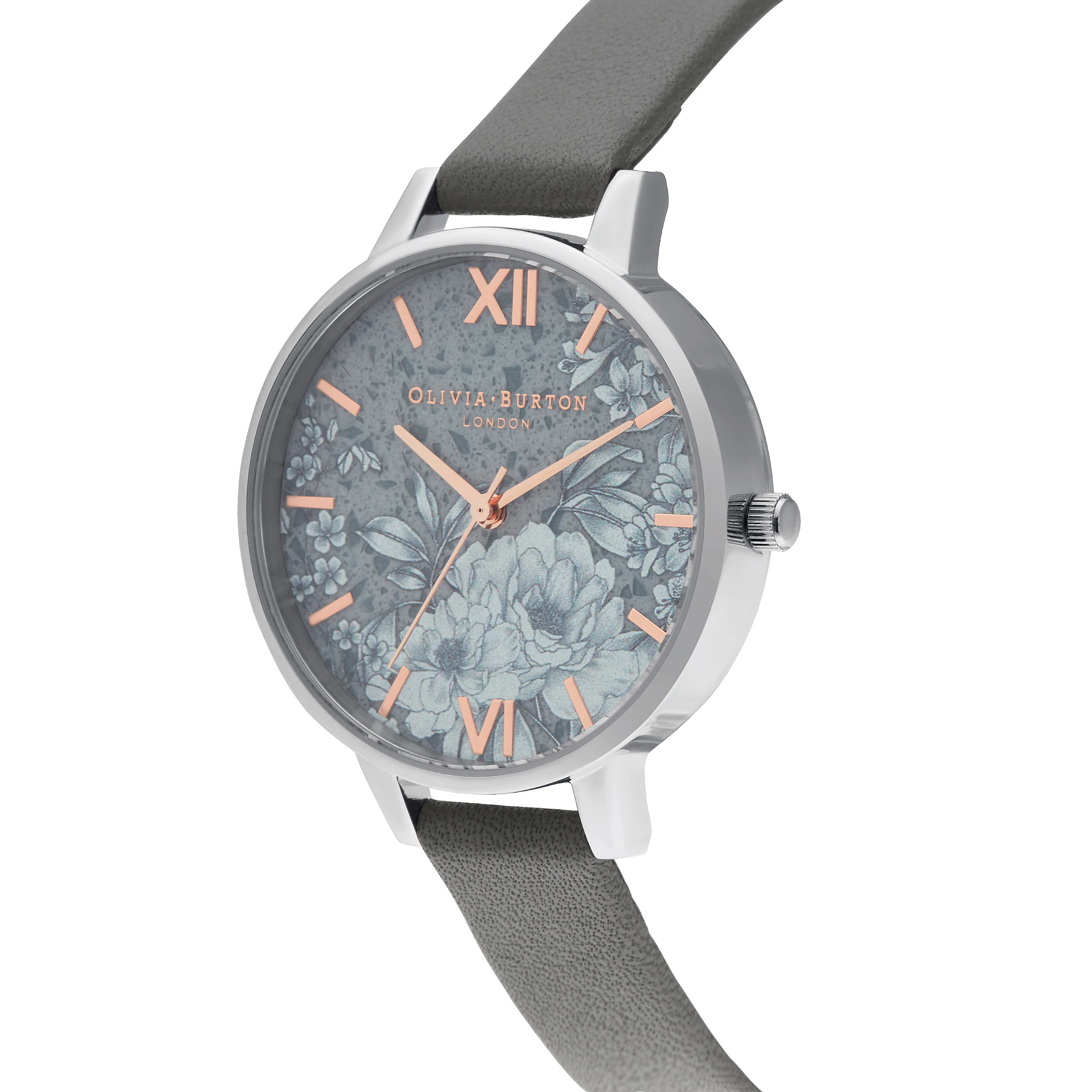 Olivia Burton Grey Terzo/ Floral Watch