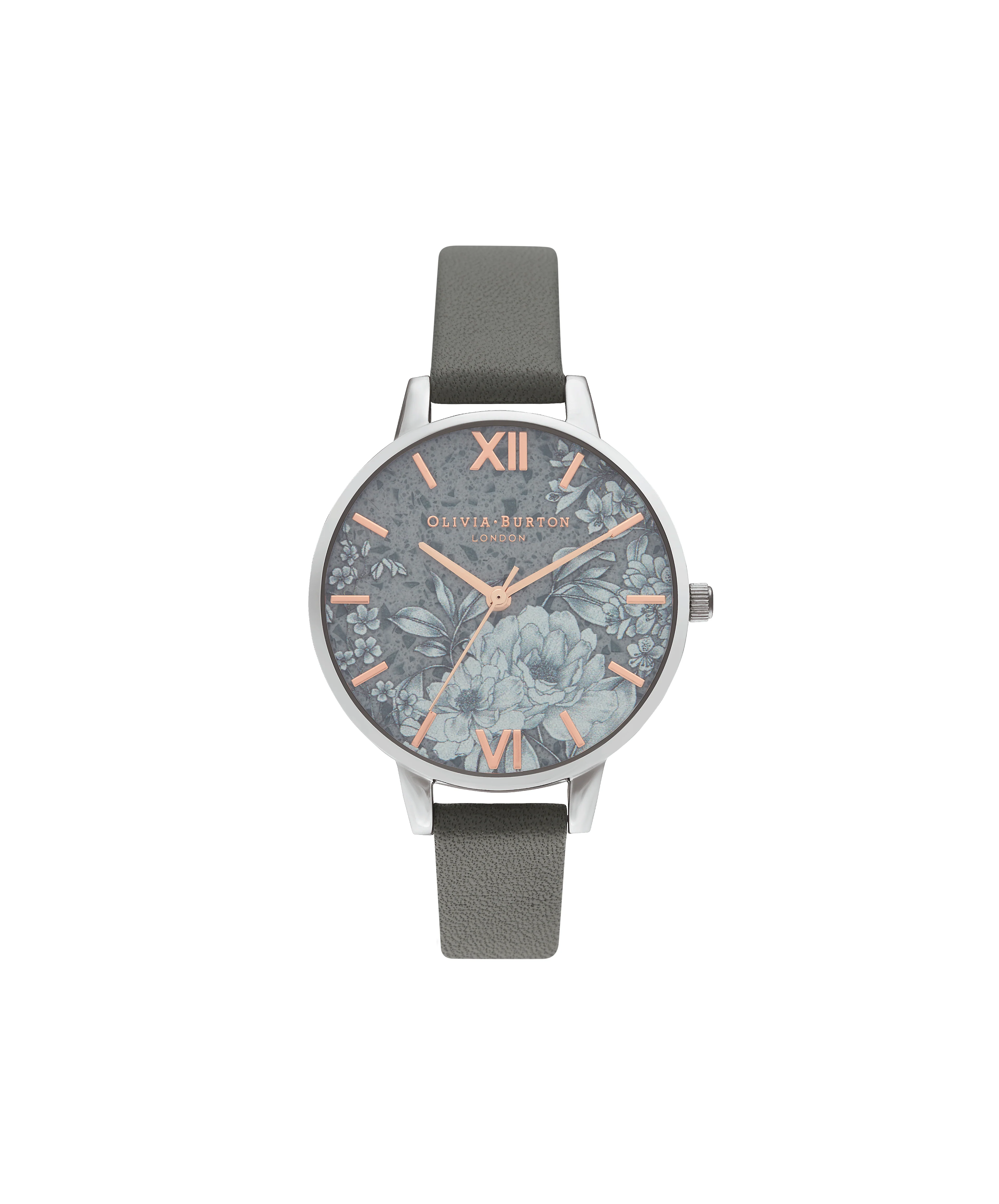 Olivia Burton Grey Terzo/ Floral Watch