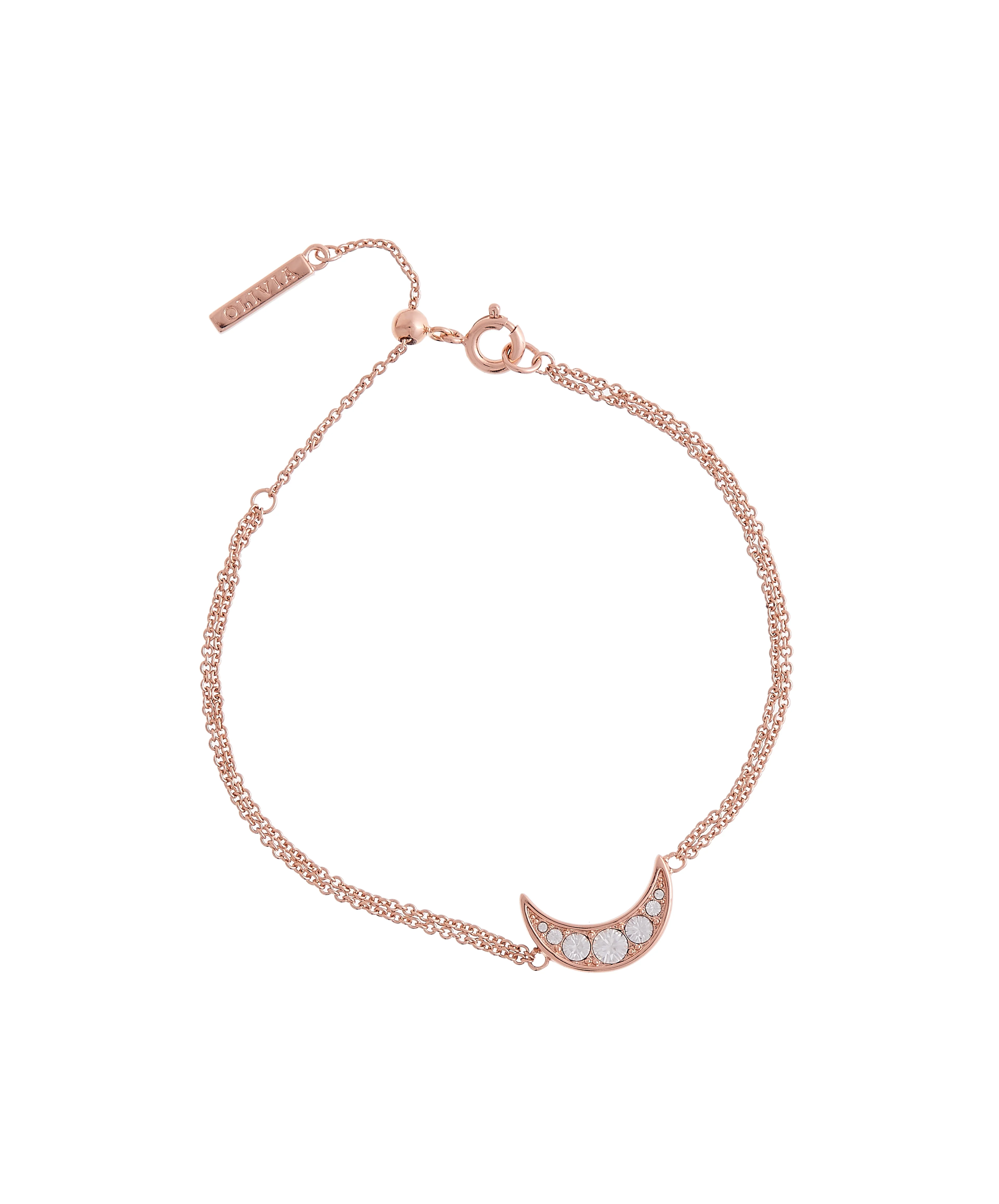 Olivia Burton Rose Gold Bracelet-OBJCLB29