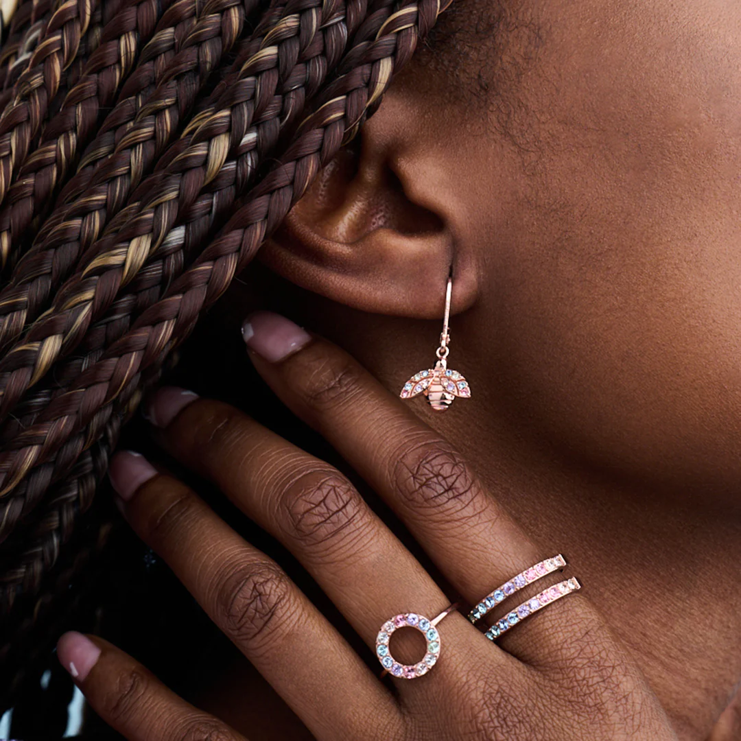 Olivia Burton Rose Gold EarRing-OBJAME318