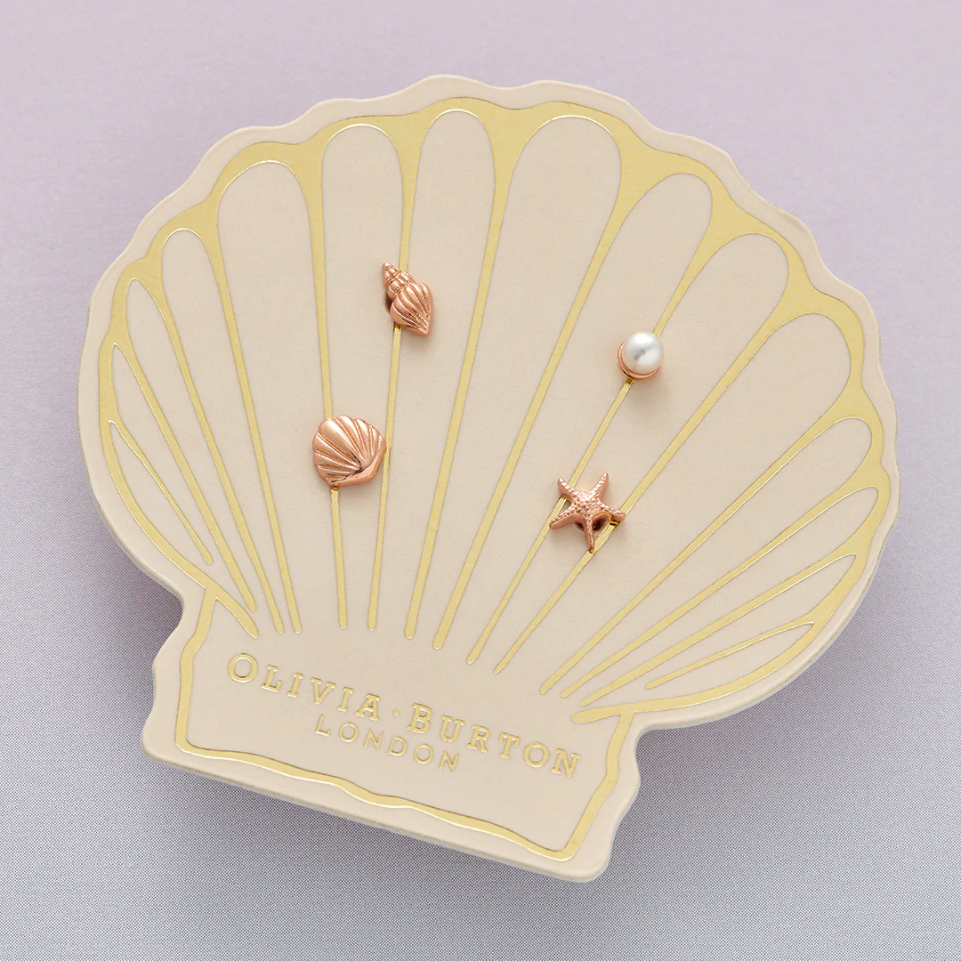 Olivia Burton Rose Gold EarRing-OBJSCE48