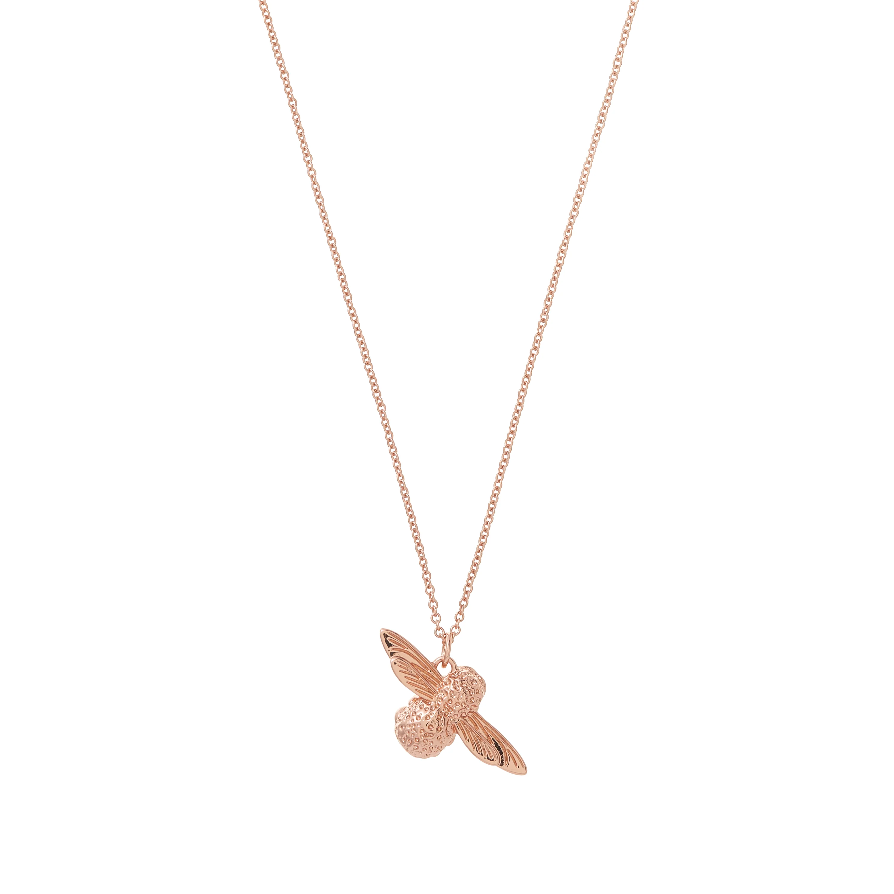 Olivia Burton Rose Gold Necklace-OBJ16AMN25