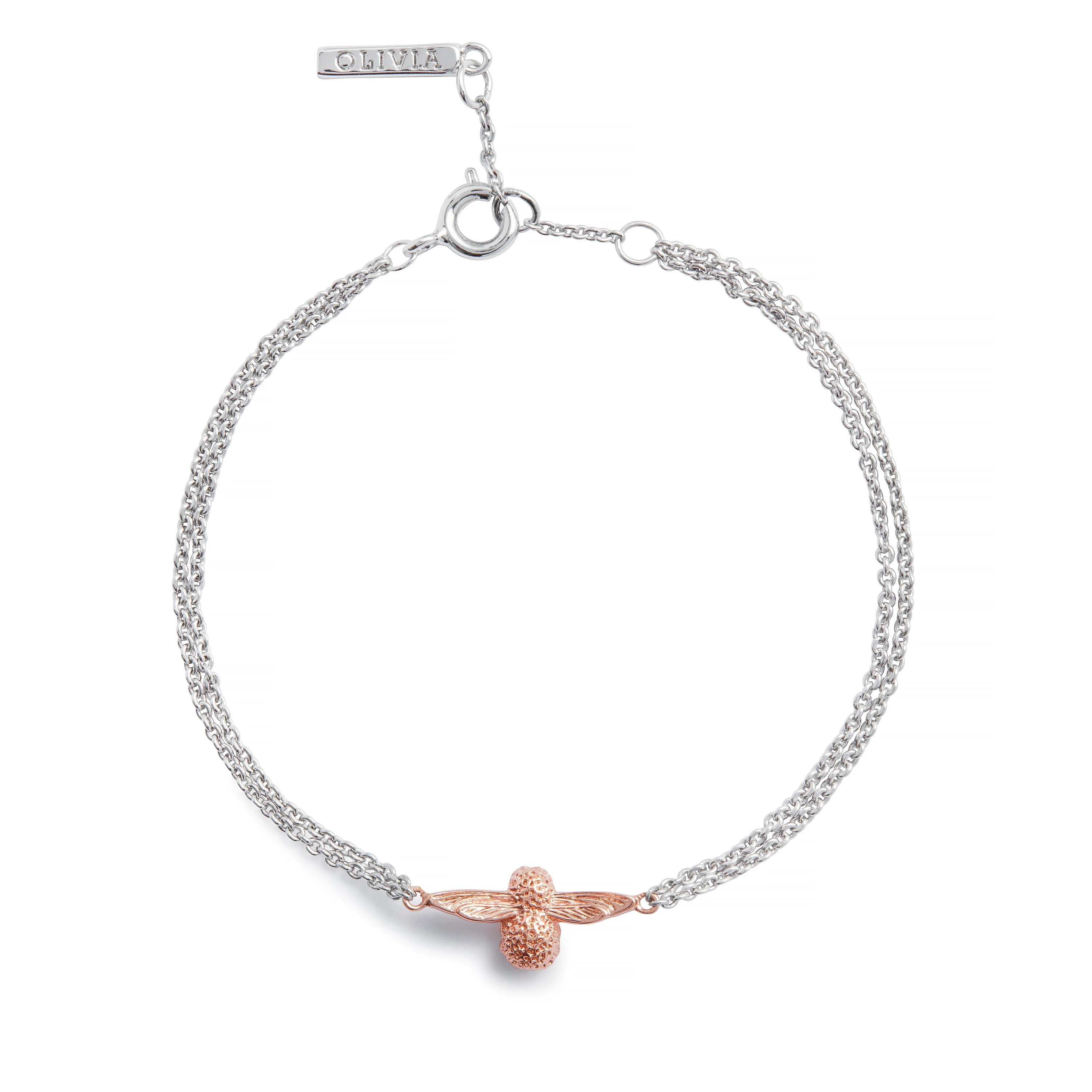 Olivia Burton Rose Gold/ Silver Bracelet