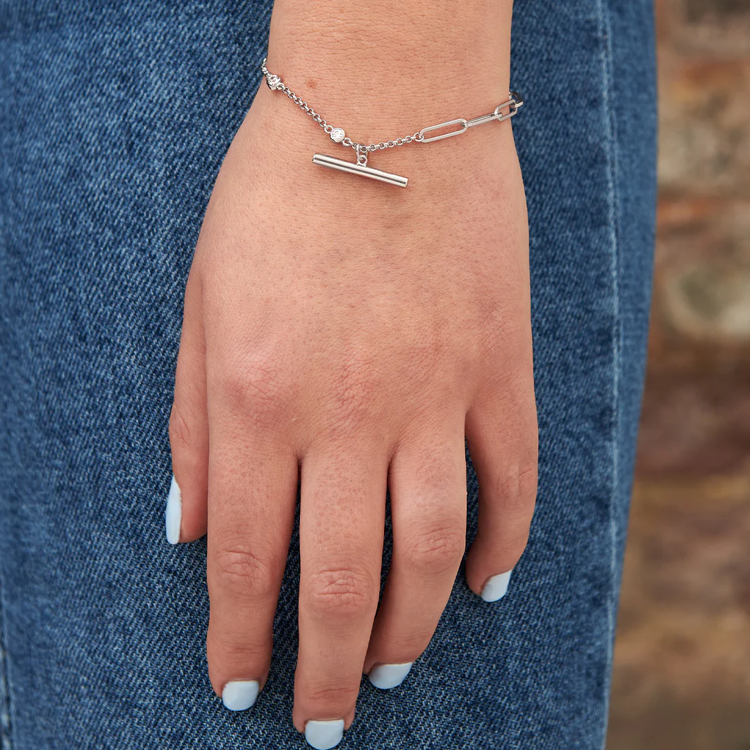 Olivia Burton Silver Bracelet-OBJCOB68