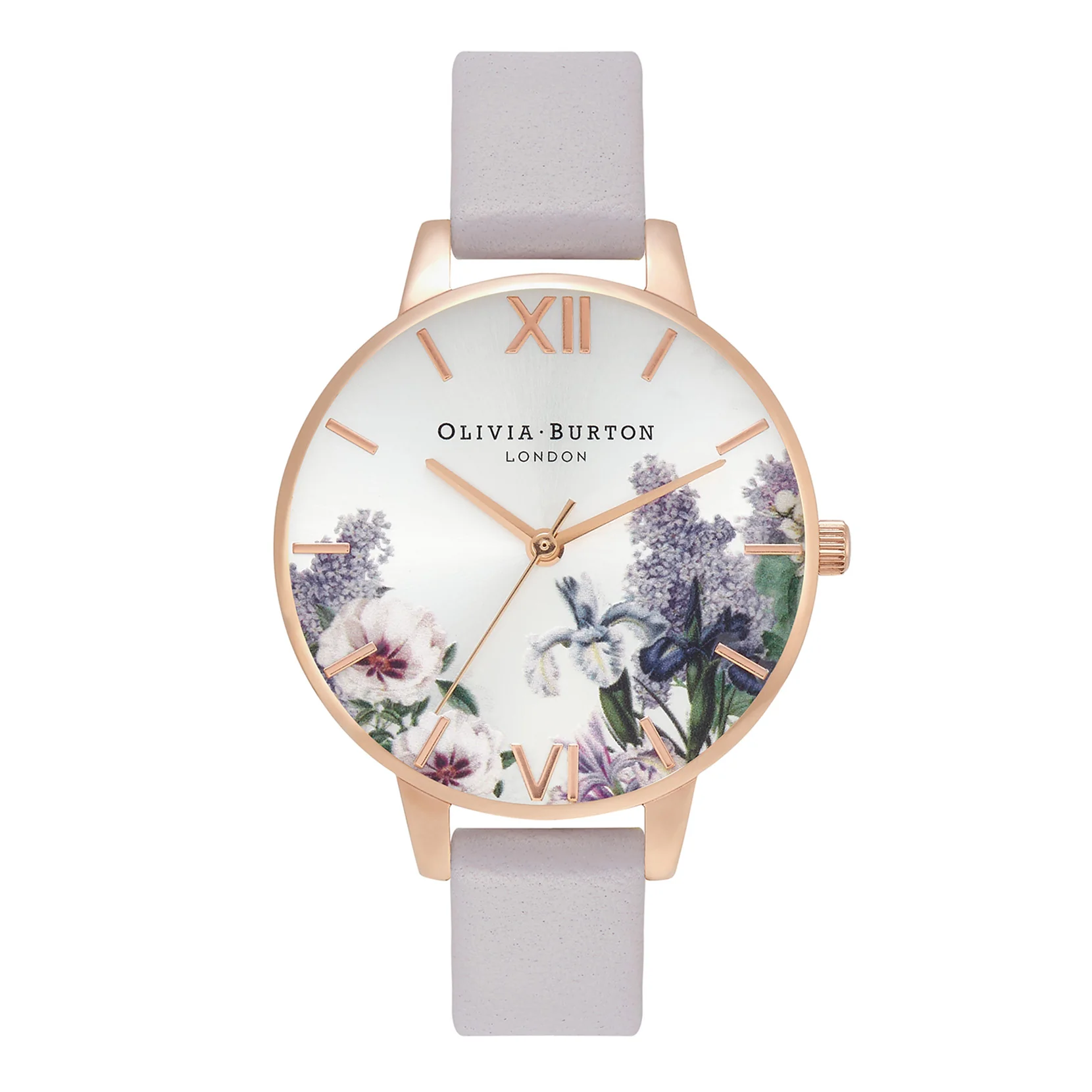 Olivia Burton Silver/ Floral Watch-OB16FS114