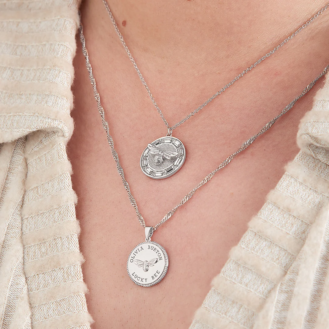 Olivia Burton Silver Necklace-OBJAMN75