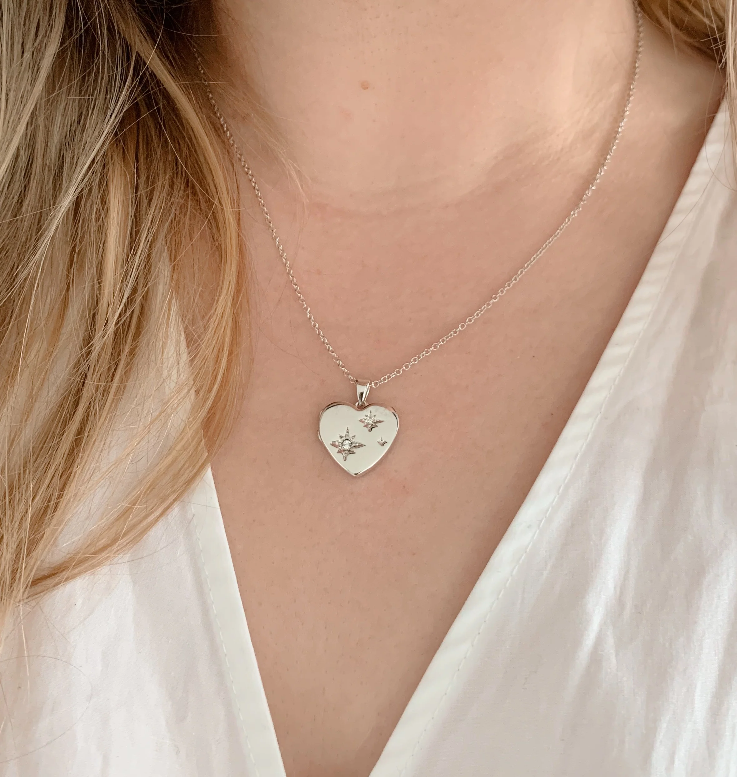 Olivia Burton Silver Necklace-OBJCLN16