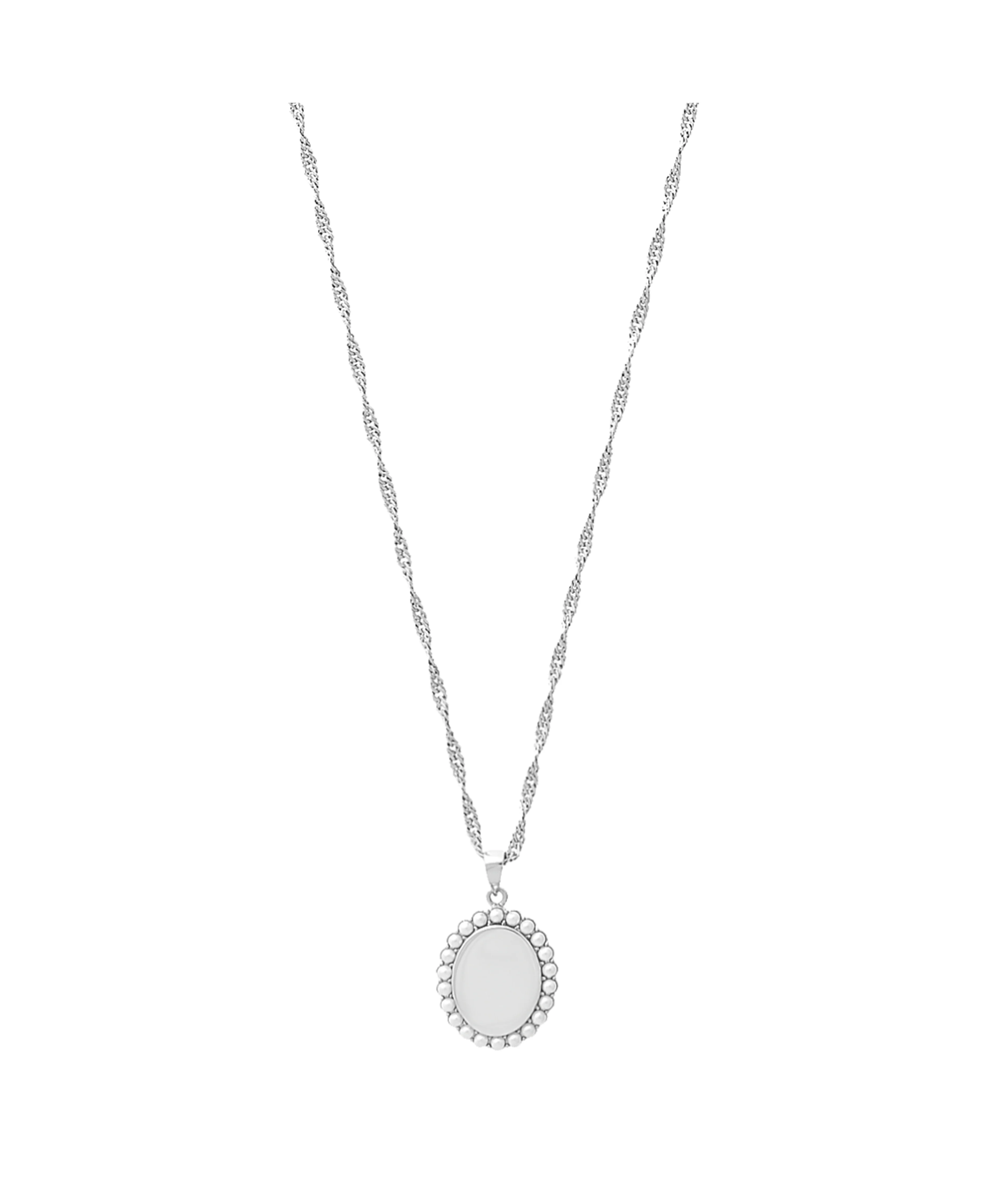 Olivia Burton Silver Necklace-OBJCON38