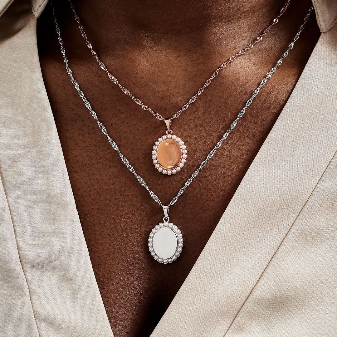 Olivia Burton Silver Necklace-OBJCON38