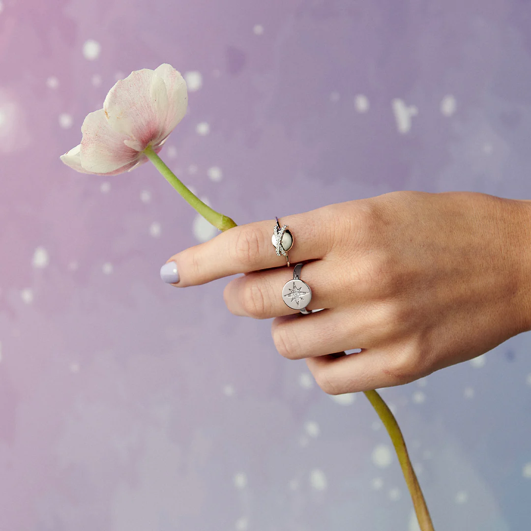 Olivia Burton Silver Ring-OBJ16CLR24