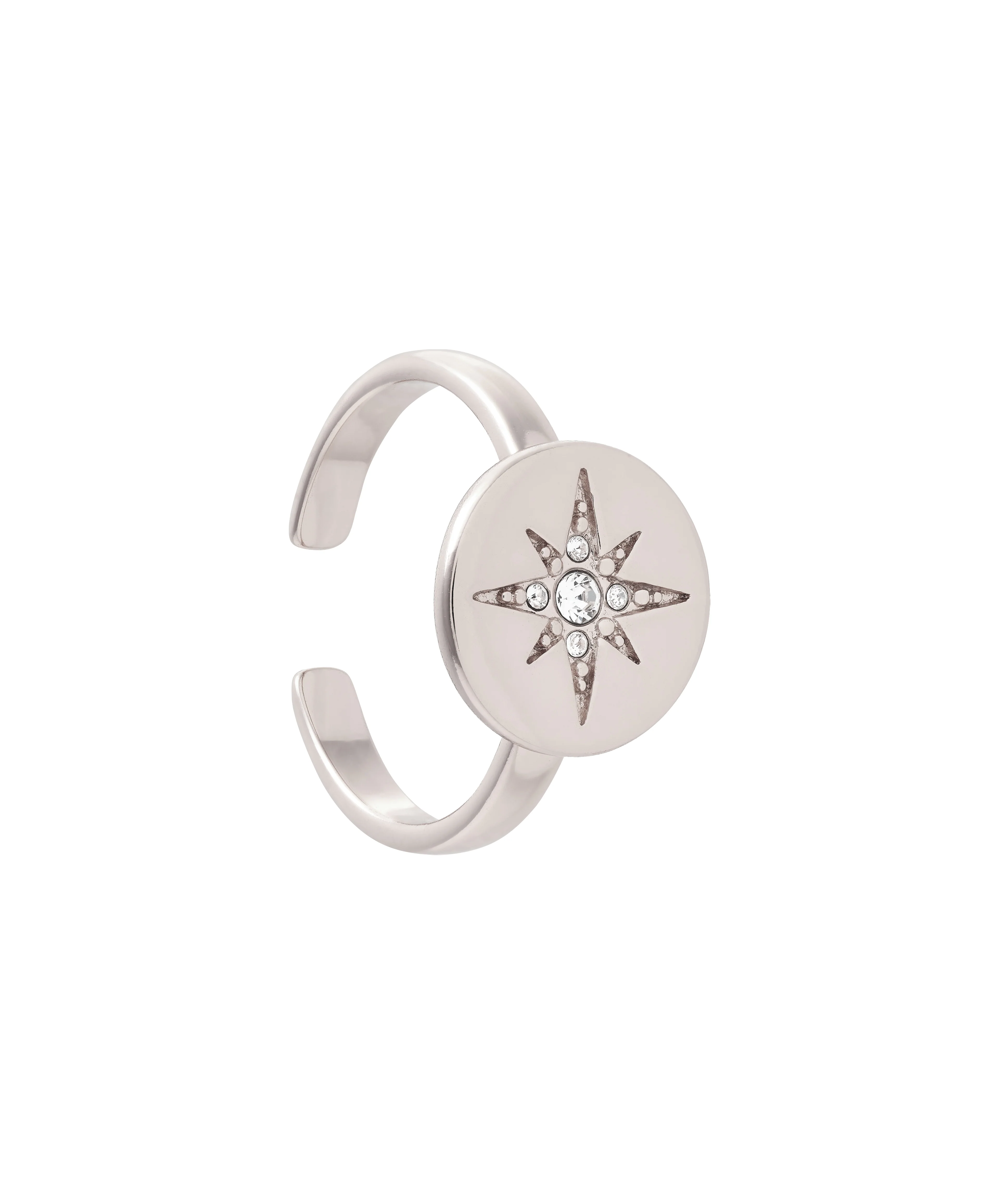 Olivia Burton Silver Ring-OBJ16CLR24