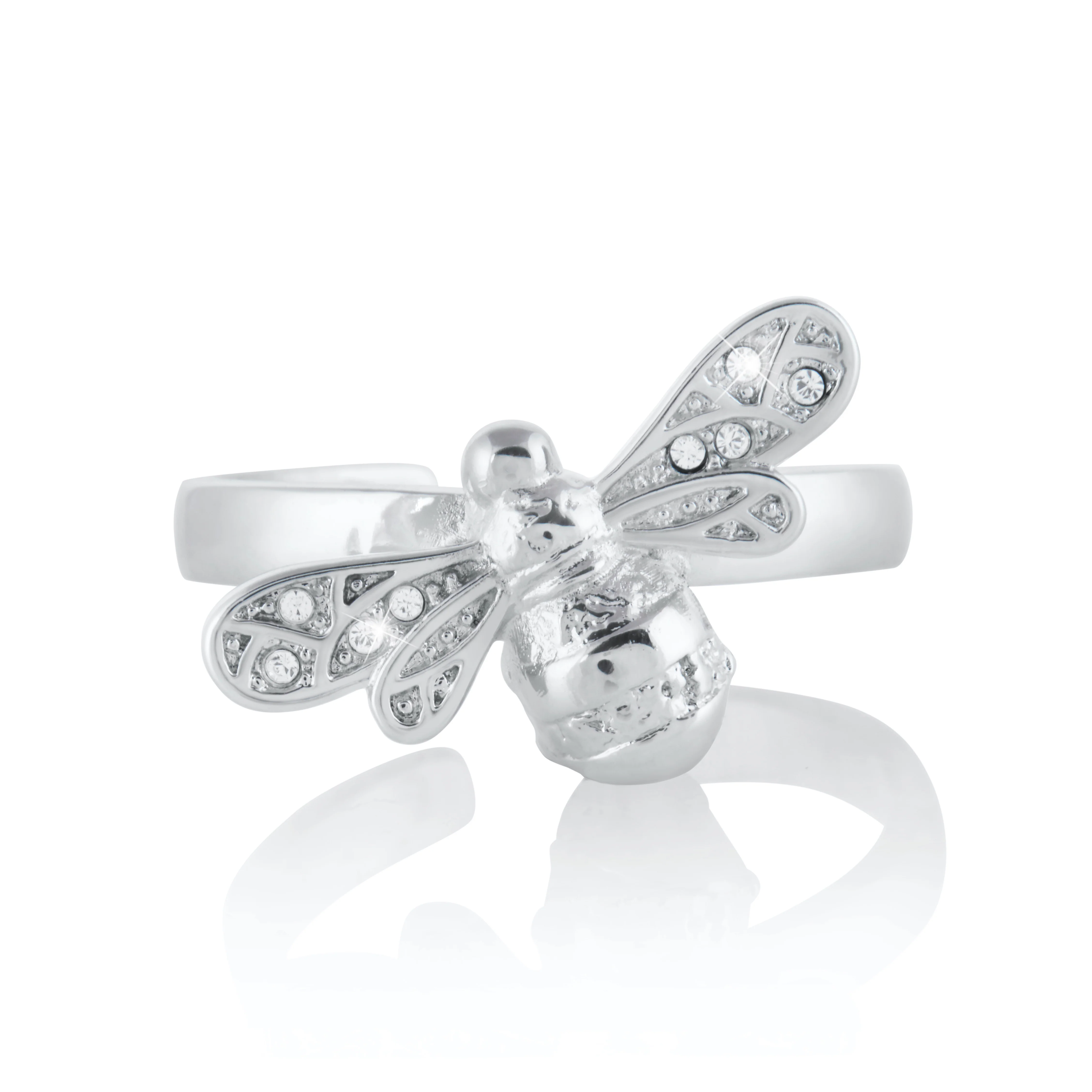 Olivia Burton Silver Ring-OBJAMR79