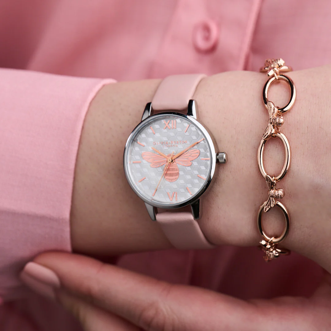 Olivia Burton Silver Watch-OB16FB25