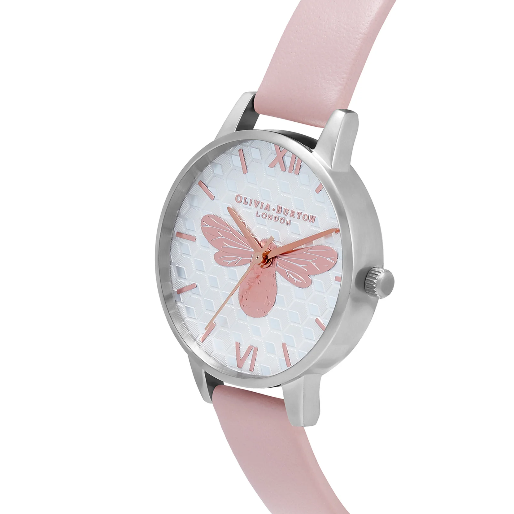 Olivia Burton Silver Watch-OB16FB25