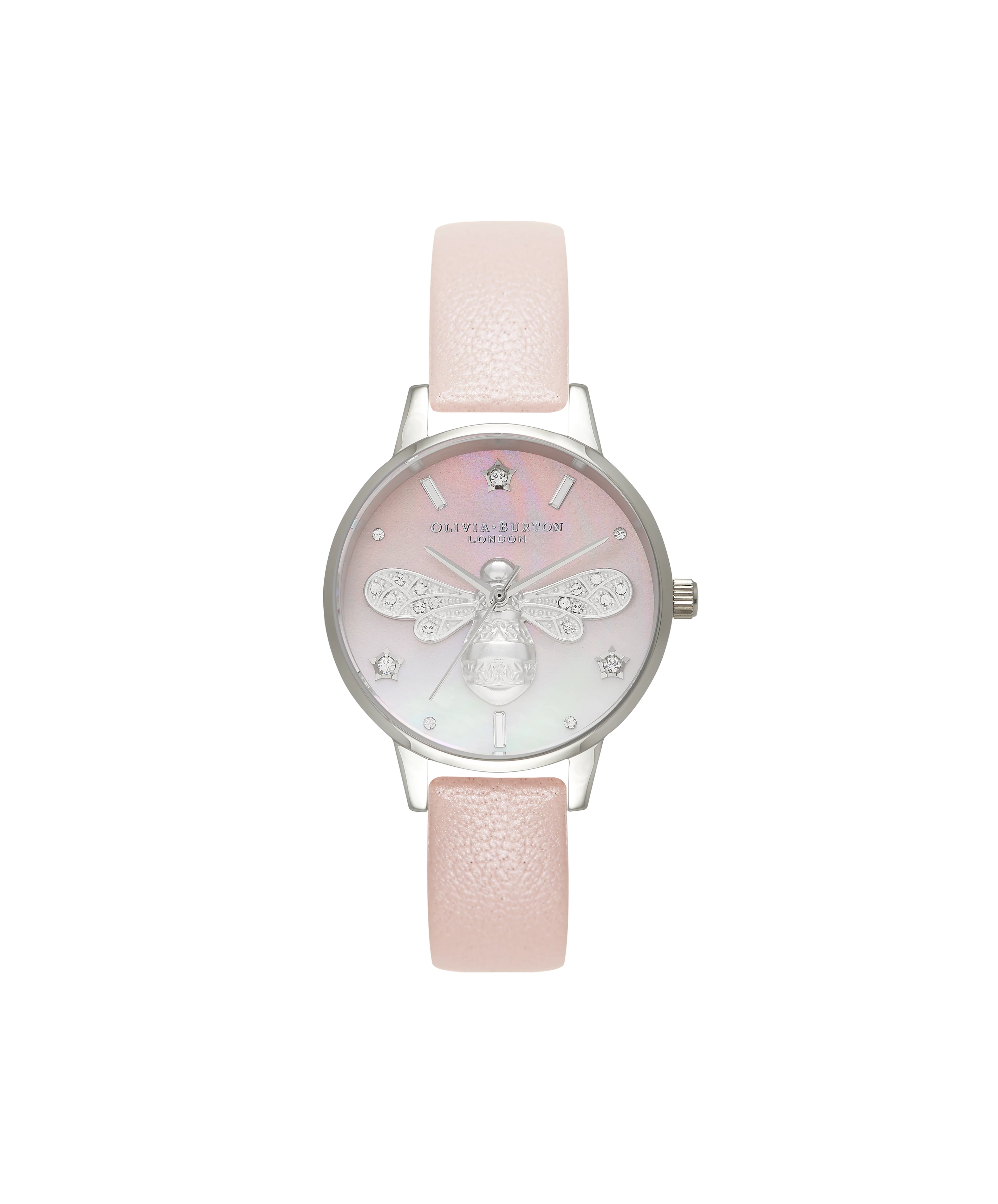 Olivia Burton White/ Pearl Watch