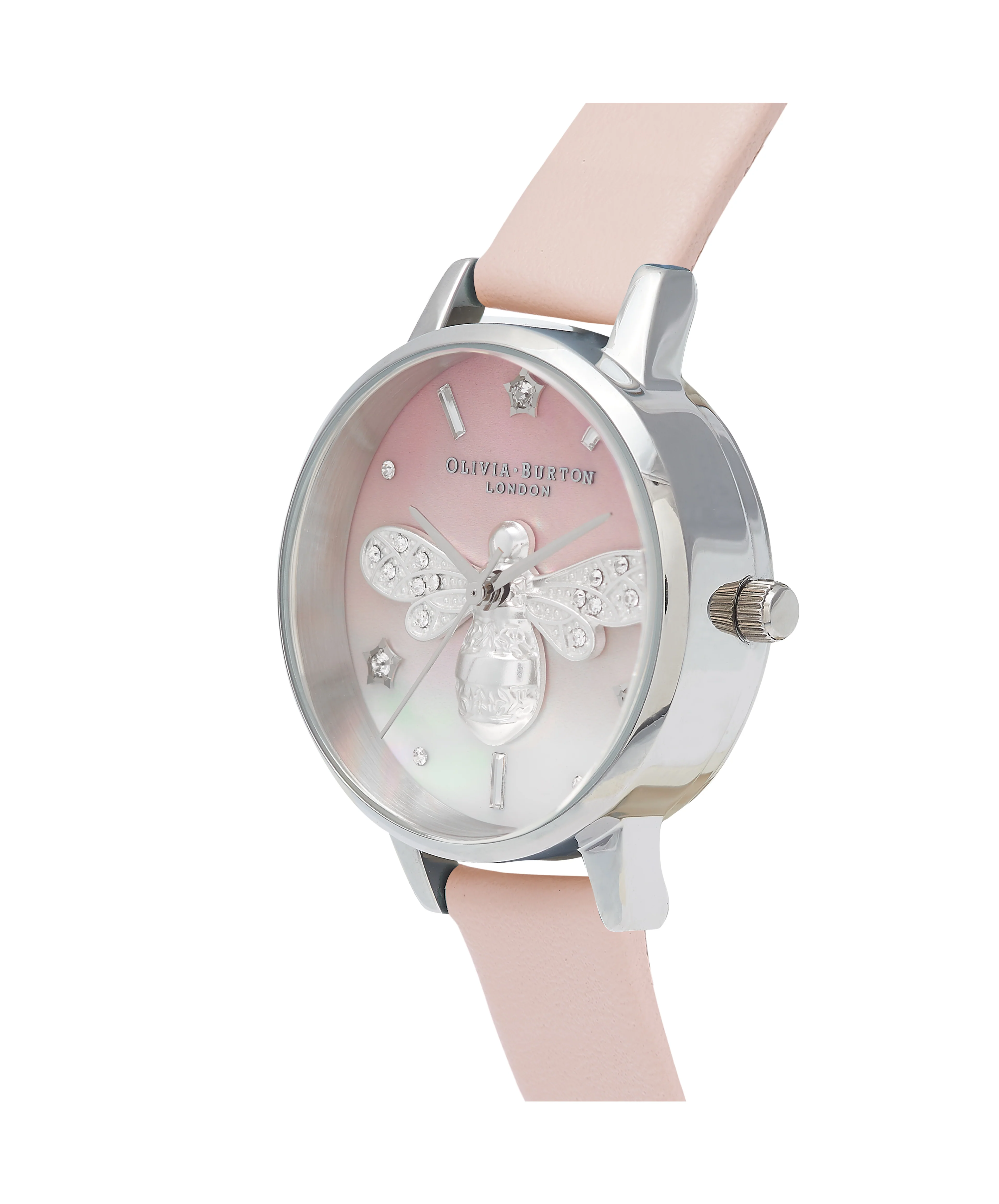 Olivia Burton White/ Pearl Watch