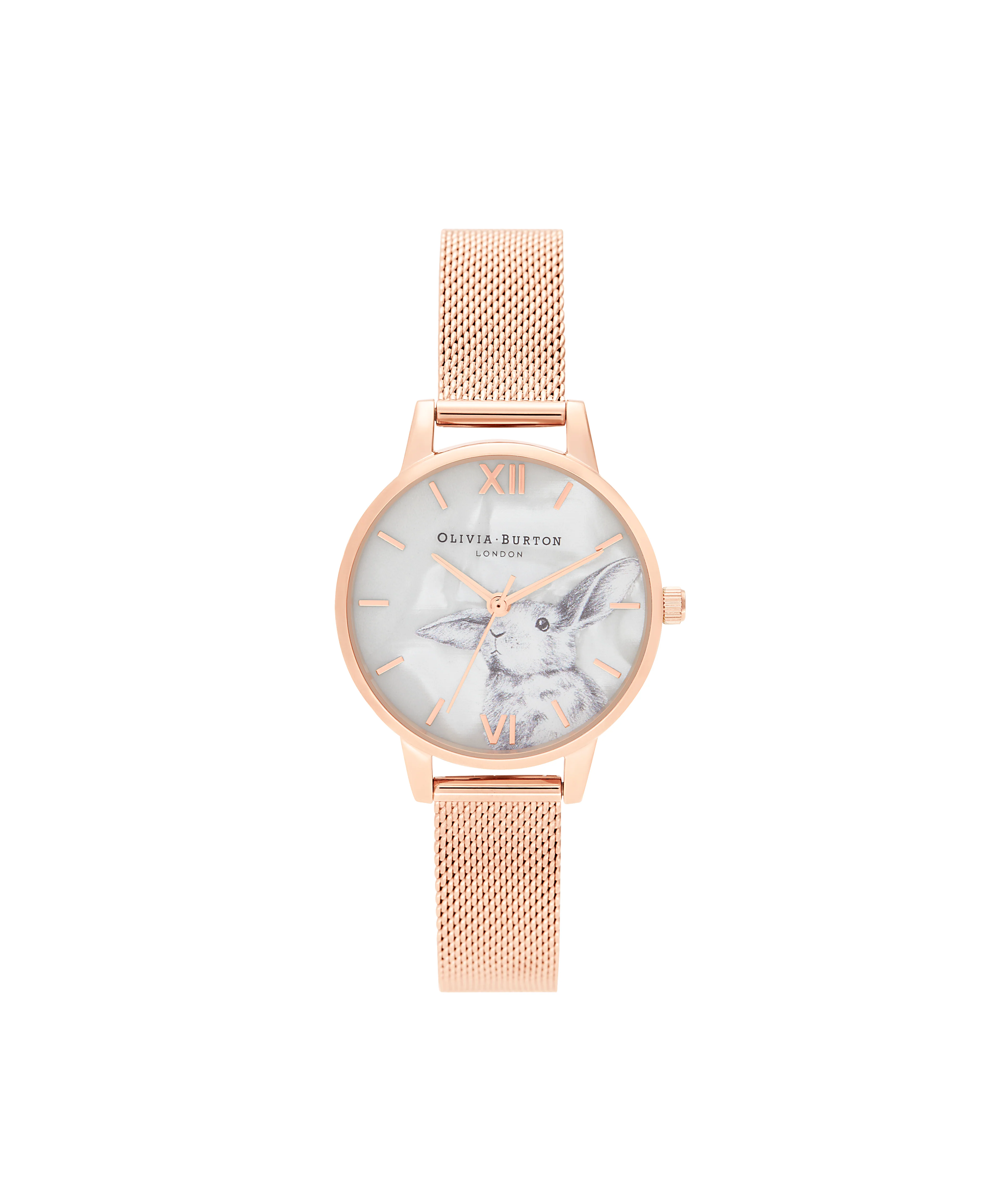Olivia Burton White Watch-OB16WL85
