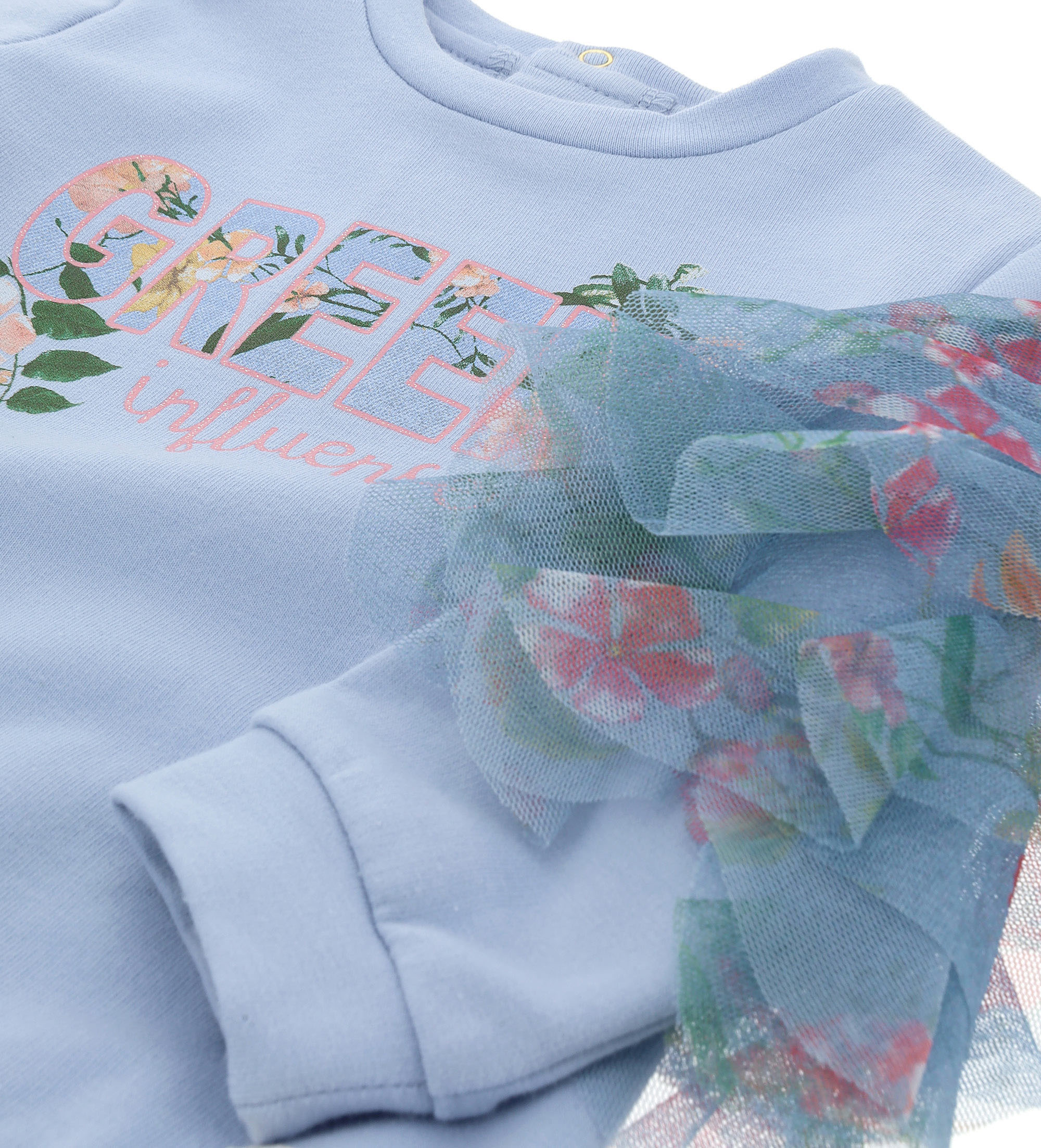 BABY GIRL"S COTTON SWEATSHIRT