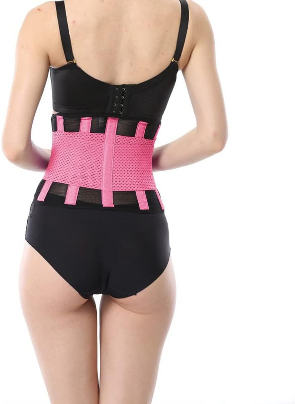 Perfotek Waist Trimmer Belt for Women Waist Trainer Sauna Belt Tummy Toner Low Back and Lumbar Support with Sauna Suit Effect