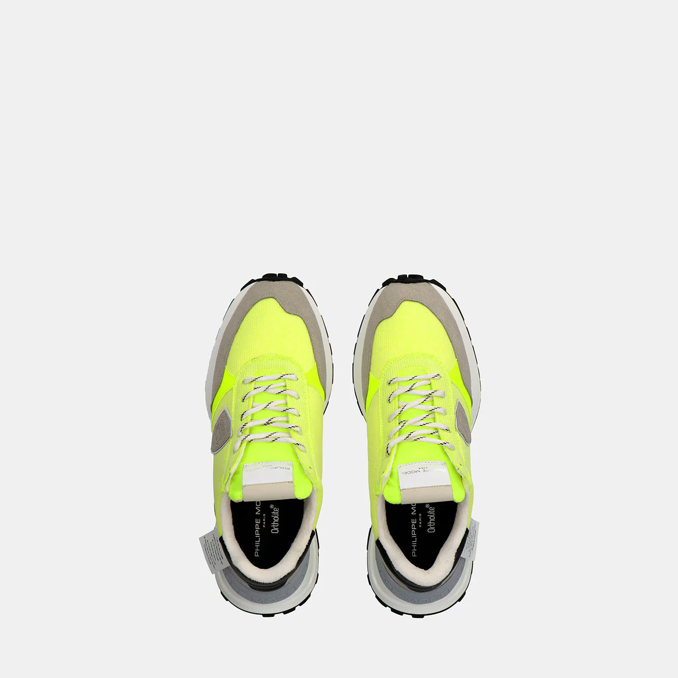 Philippe Model Antibes Low Man ATLUT001 Tecnique Jaune Men"s Sneakers