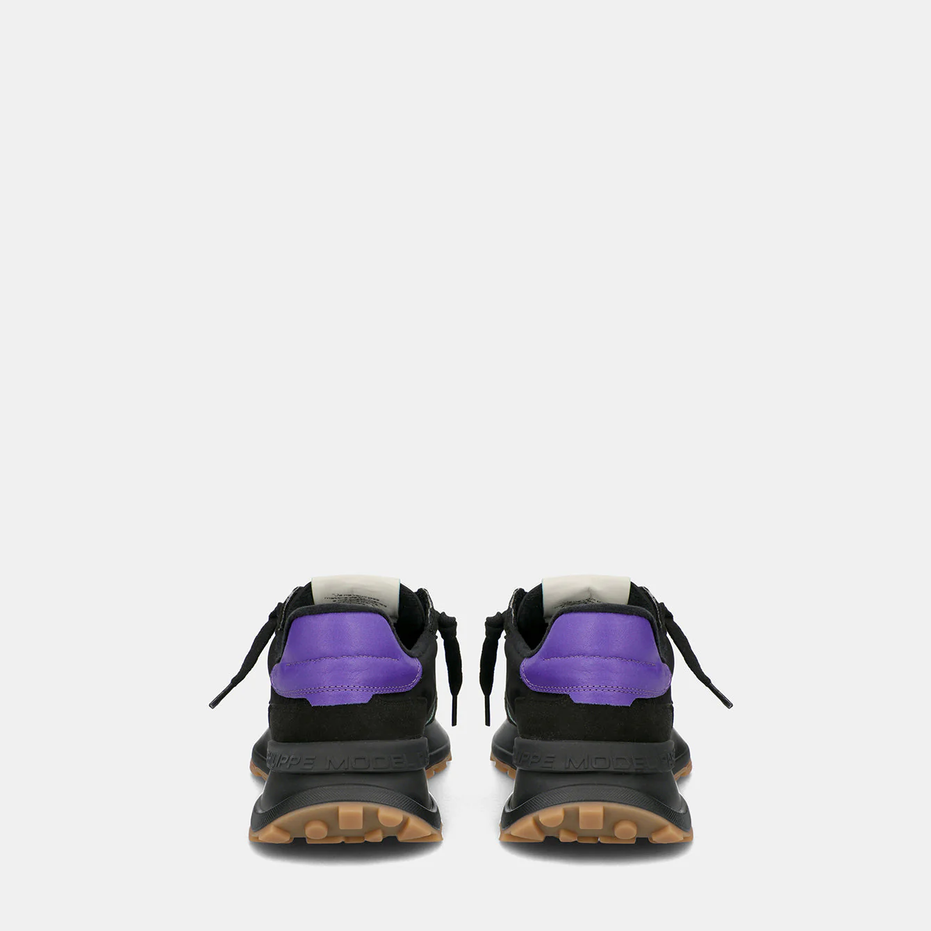 Philippe Model Antibes Low Woman ATLDWP05 Mndl Noir Vilet Women"s Sneakers