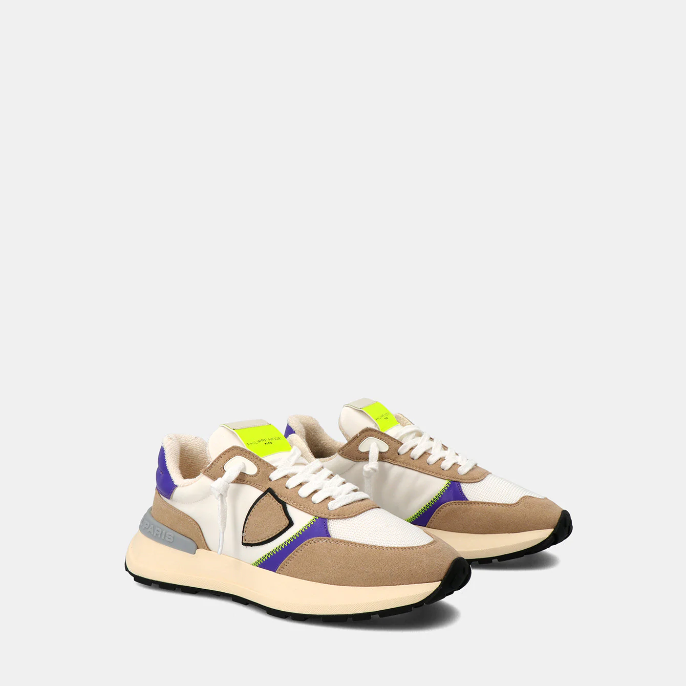 Philippe Model Antibes Low Woman ATLDWP10 Mndl Pop Violet Women"s Sneakers