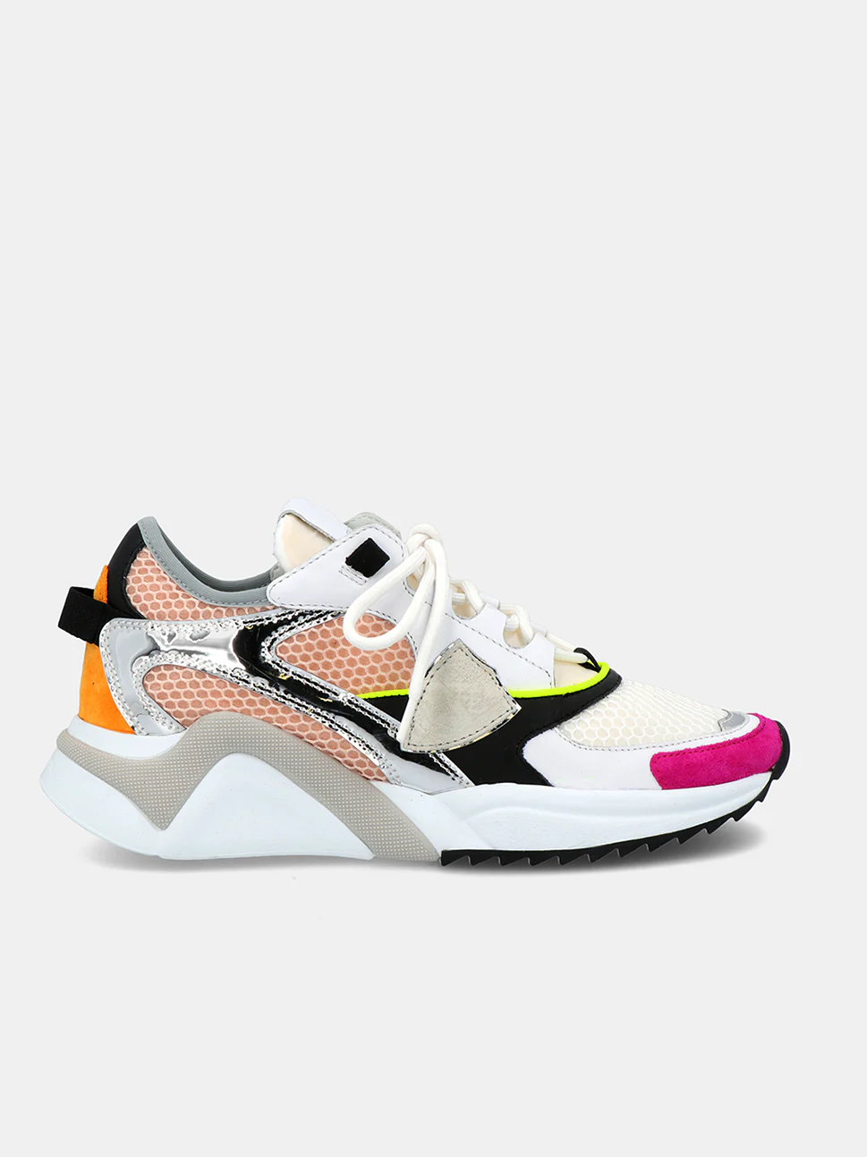 Philippe Model Eze Low Woman PMPE21EZLDWP03 Mndl Pop Rose Women"s Sneakers