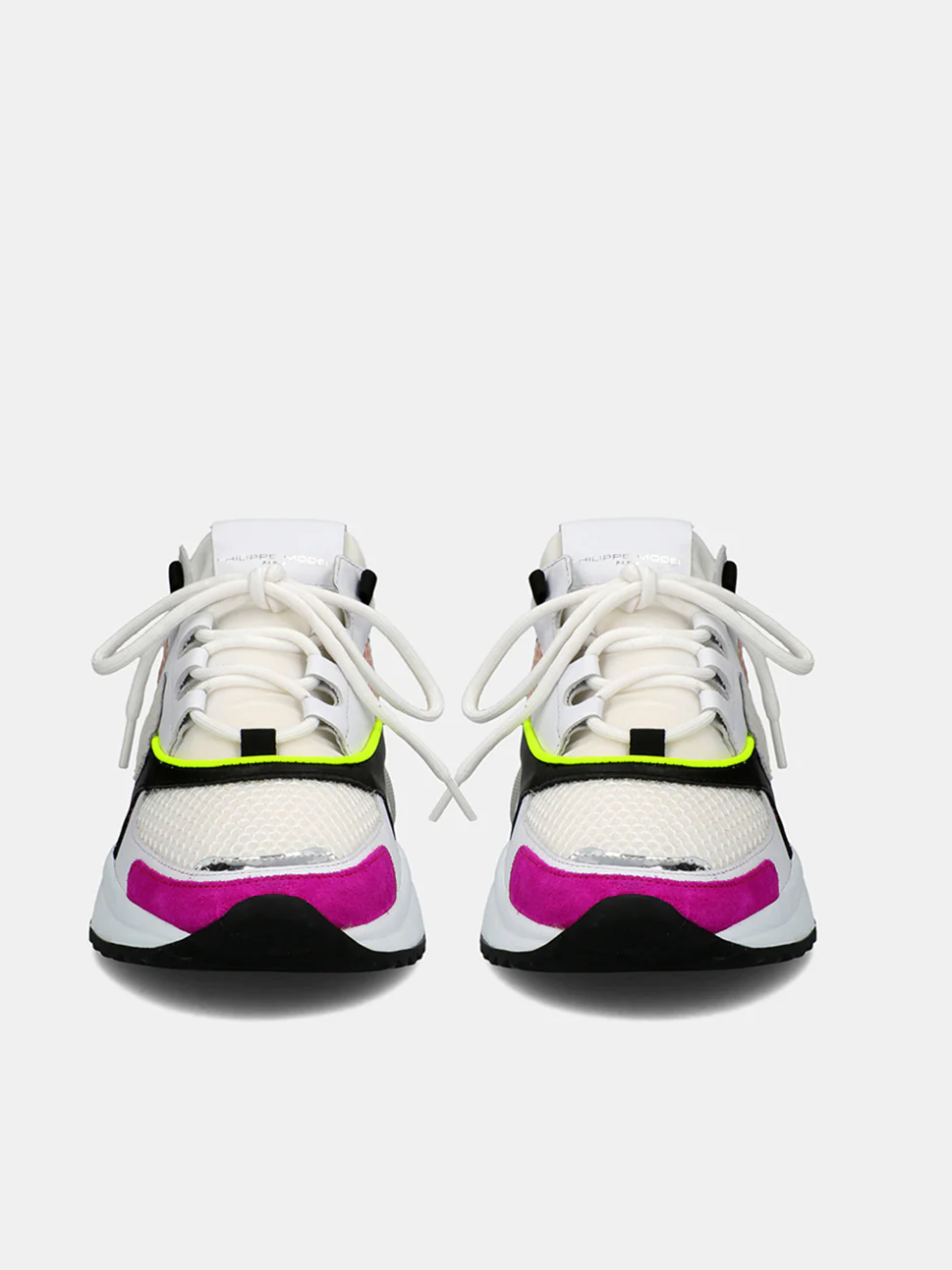 Philippe Model Eze Low Woman PMPE21EZLDWP03 Mndl Pop Rose Women"s Sneakers