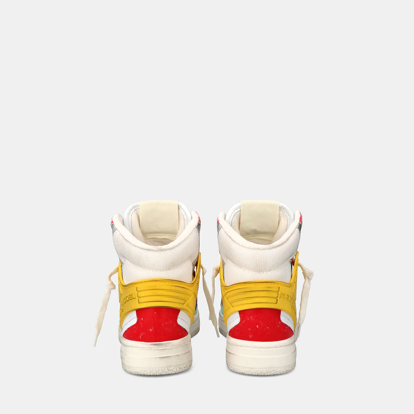 Philippe Model La Grande High Woman LGHDVP02 Veau Fucsia Women"s Sneakers