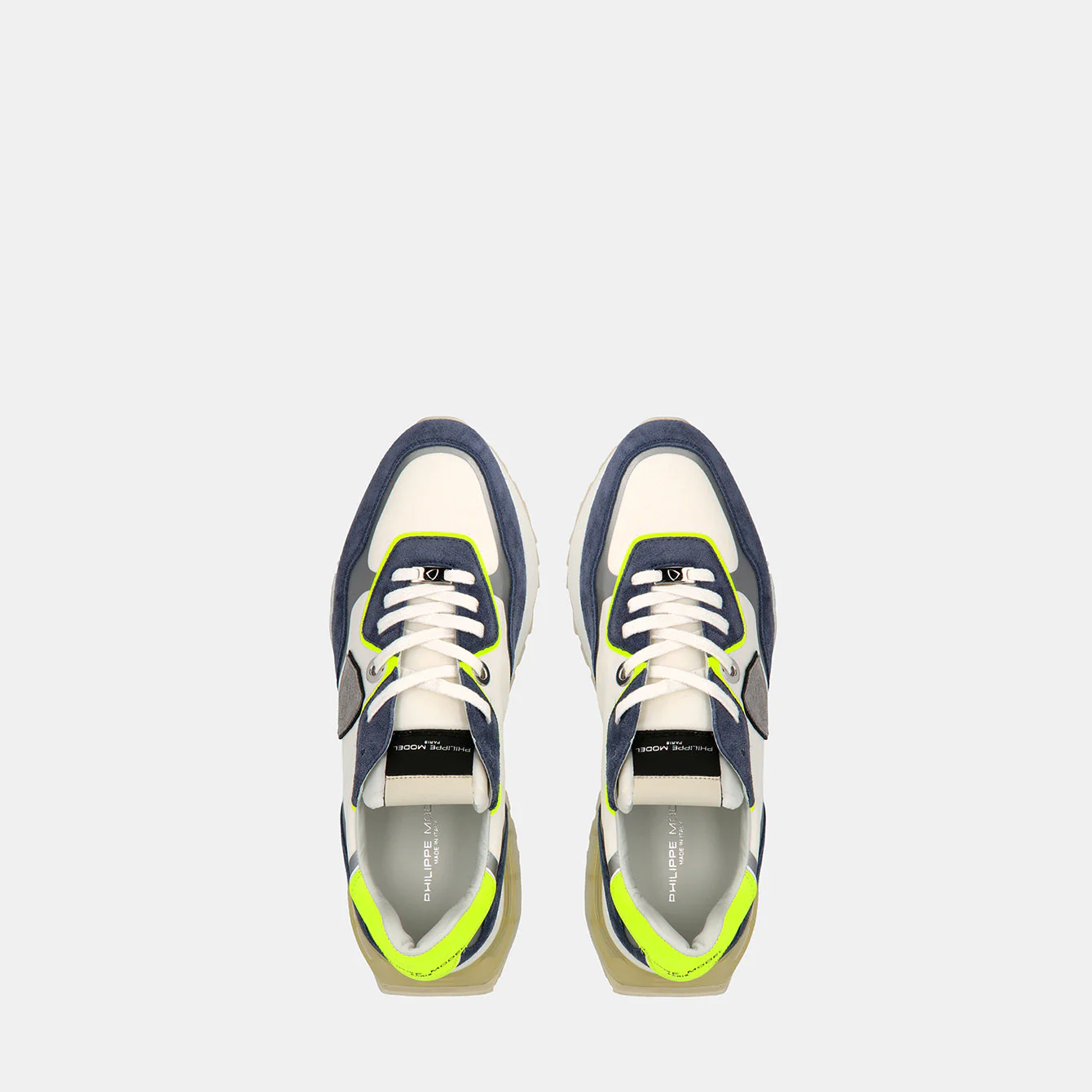 Philippe Model La Rue Low Man LRLUWT11 Mndl Tec Jaune Men"s Sneakers