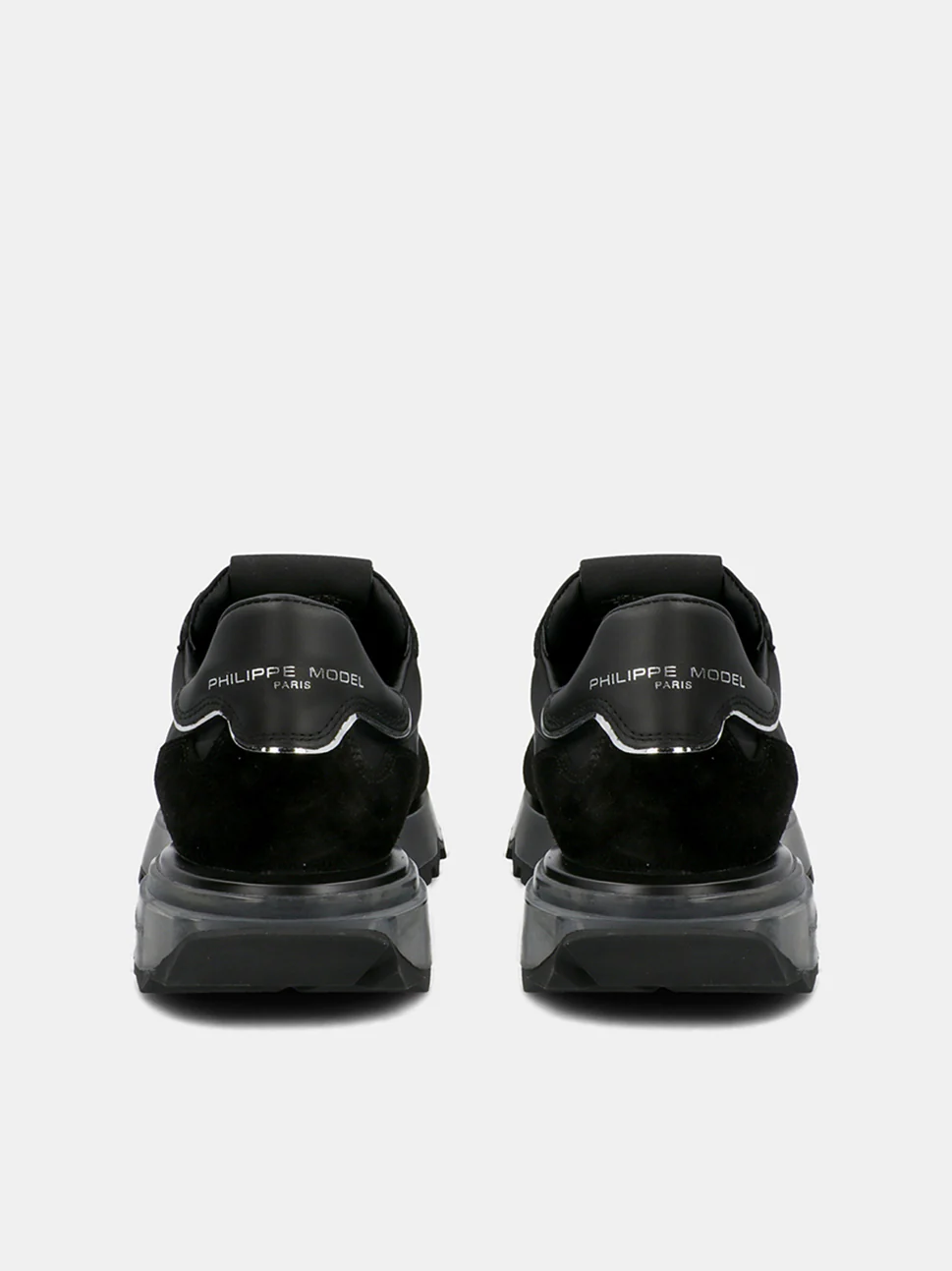 Philippe Model La Rue Low Woman LRLDW011 Mndl Noir Noir Women"s Sneakers