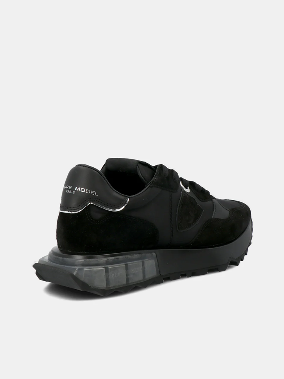 Philippe Model La Rue Low Woman LRLDW011 Mndl Noir Noir Women"s Sneakers