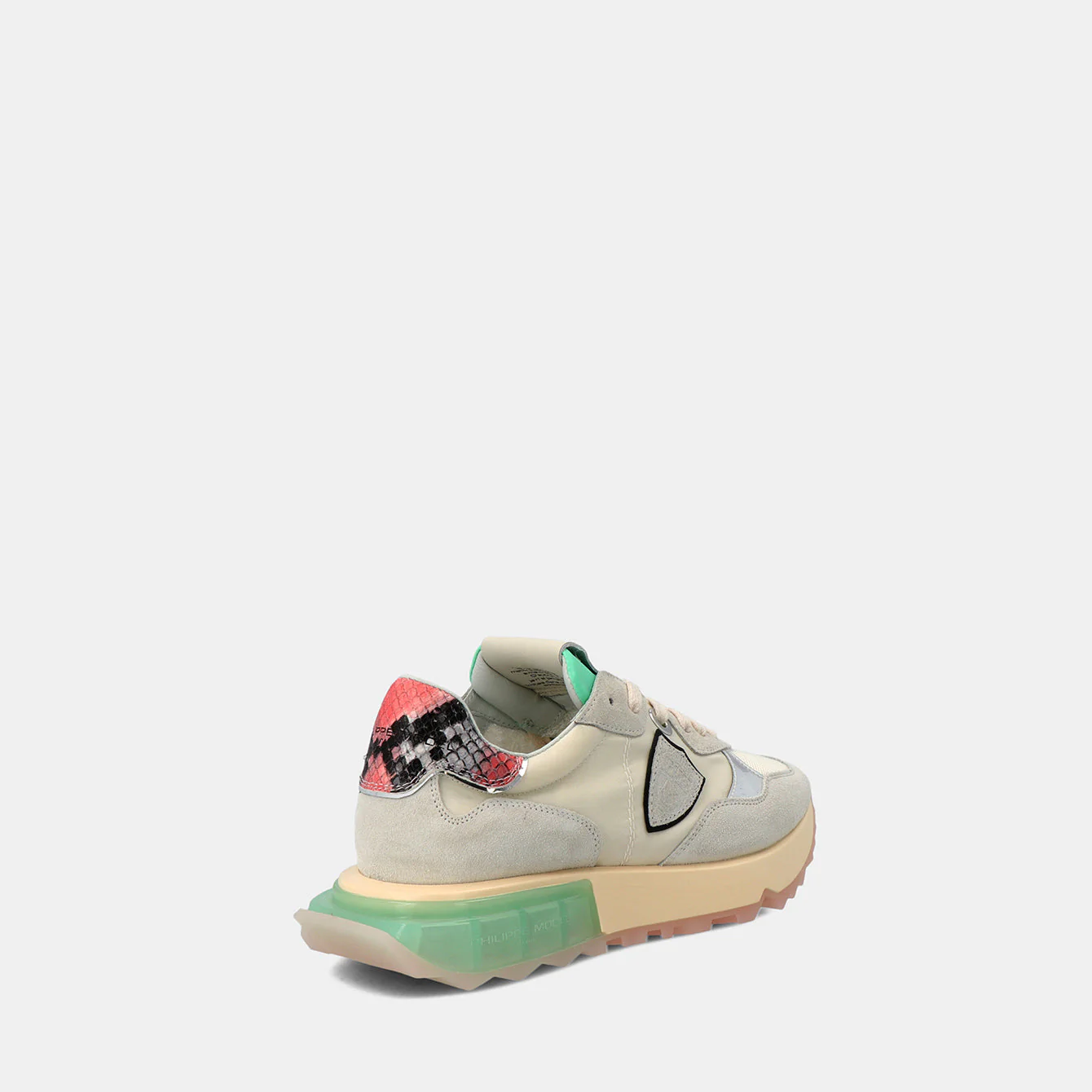 Philippe Model La Rue Low Woman LRLDWA03 Mndl Dnml Eau Women"s Sneakers