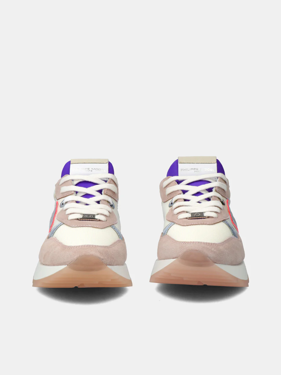 Philippe Model La Rue Low Woman LRLDWP05 Mndl Noir Vilet Women"s Sneakers