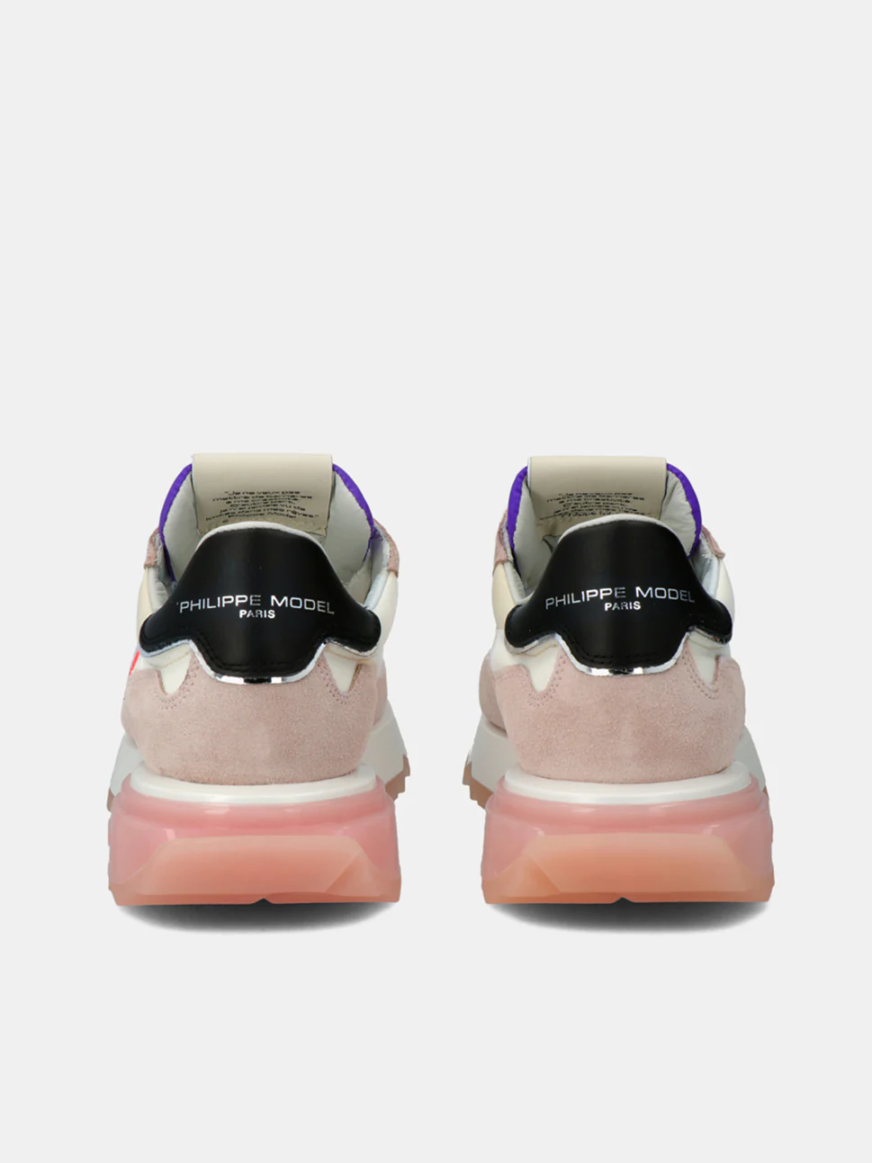 Philippe Model La Rue Low Woman LRLDWP05 Mndl Noir Vilet Women"s Sneakers