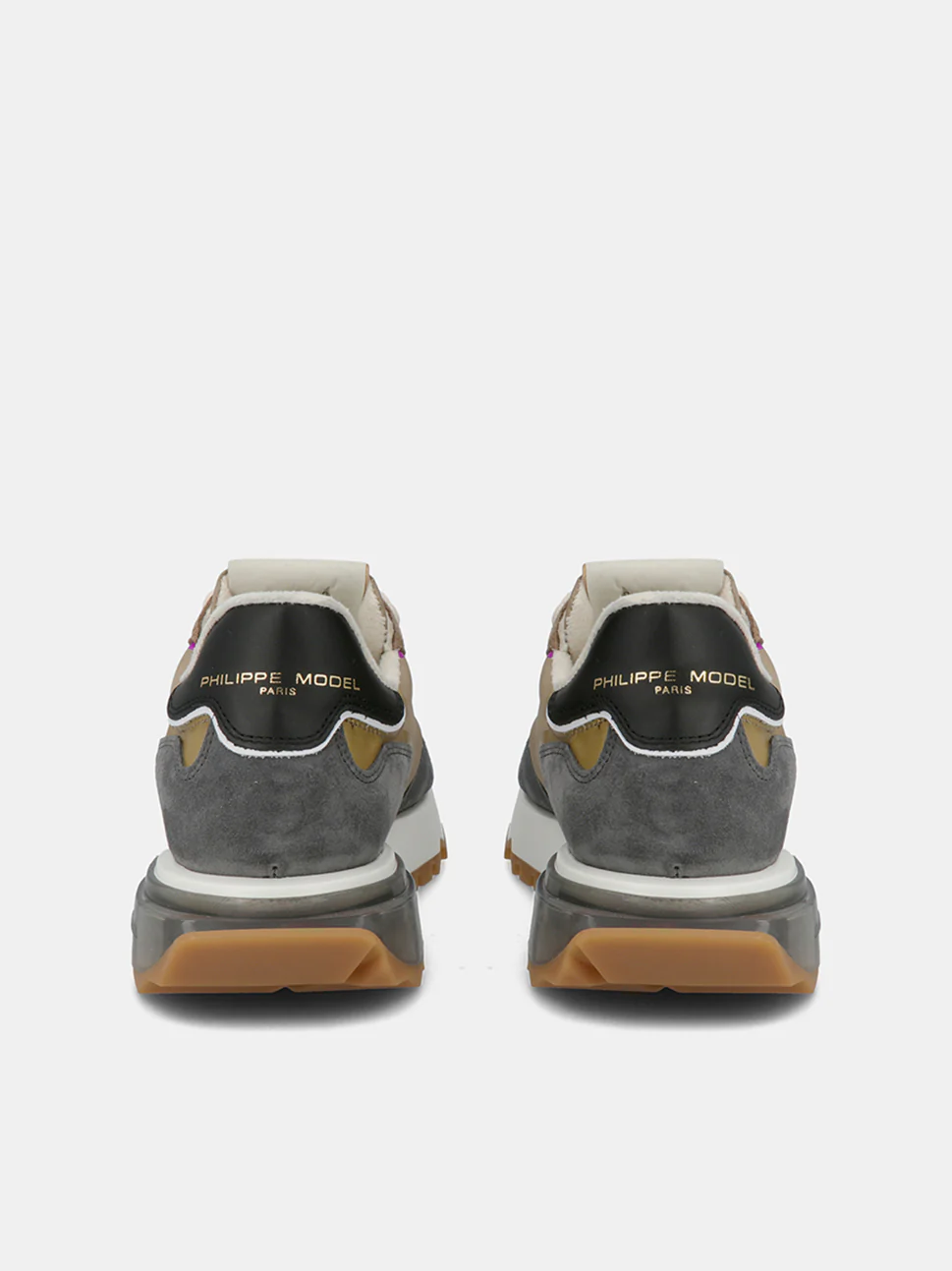 Philippe Model La Rue Low Woman LRLDWT07 Mndl Tec Violet Women"s Sneakers