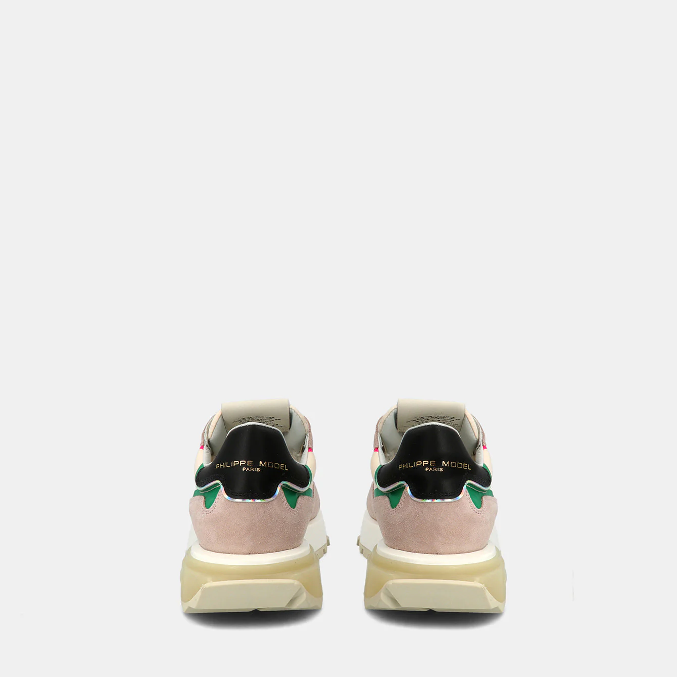 Philippe Model La Rue Low Woman LRLDWT13 Mndl Tec Fucsia Women"s Sneakers