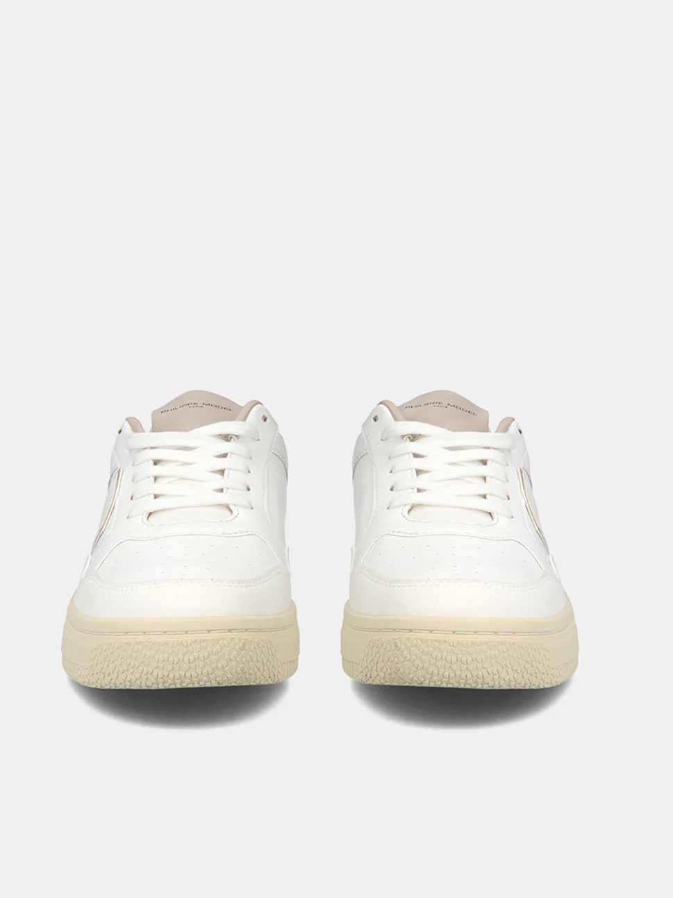 Philippe Model Lyon Low Man LYLUBL04 Ble Blanc Beige Men"s Sneakers