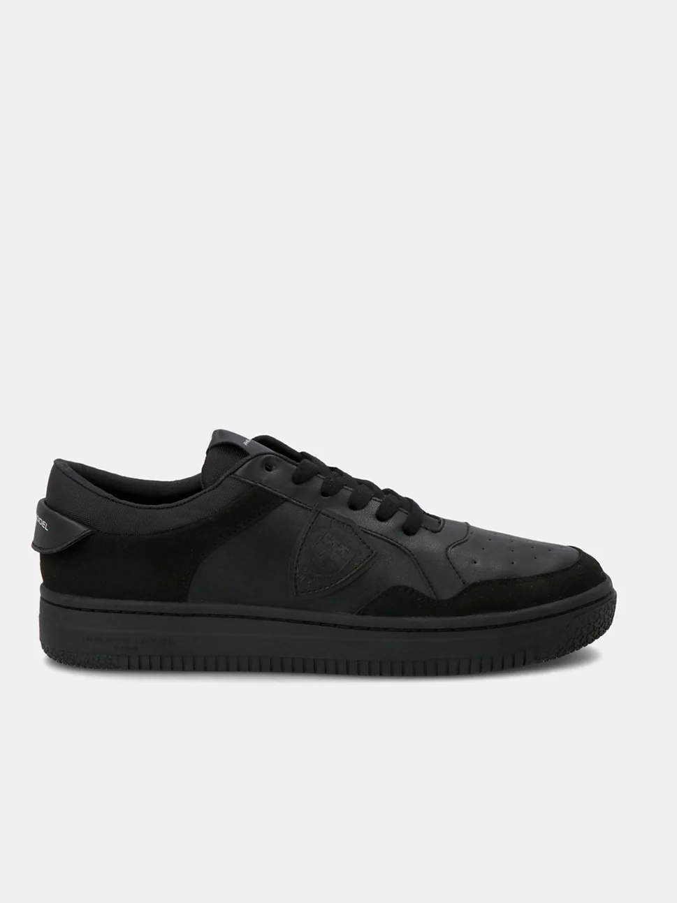 Philippe Model Lyon Low Man LYLUBL05 Ble Noir Noir Men"s Sneakers