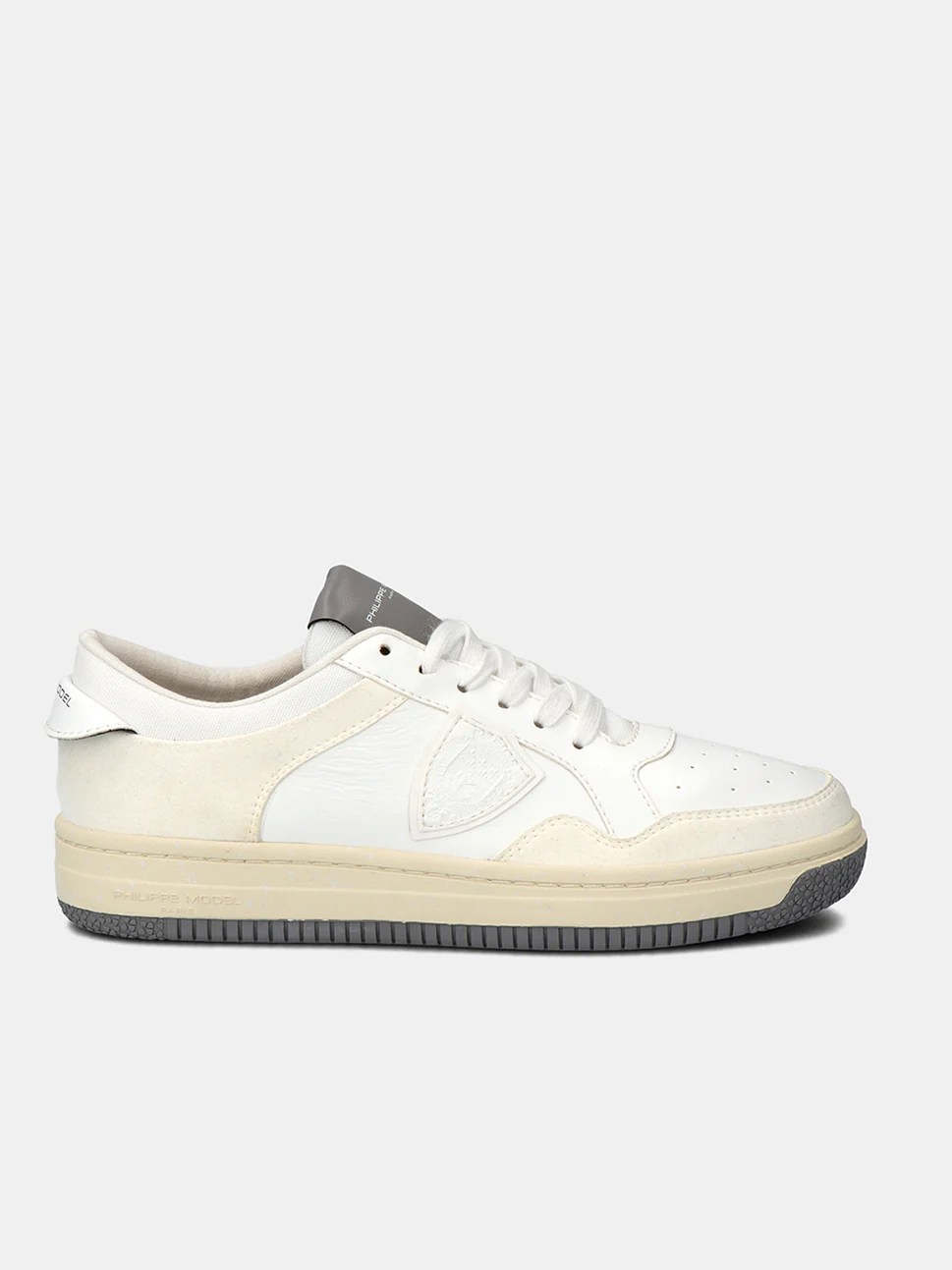 Philippe Model Lyon Low Man LYLUBL07 Ble Blanc Gris Men"s Sneakers