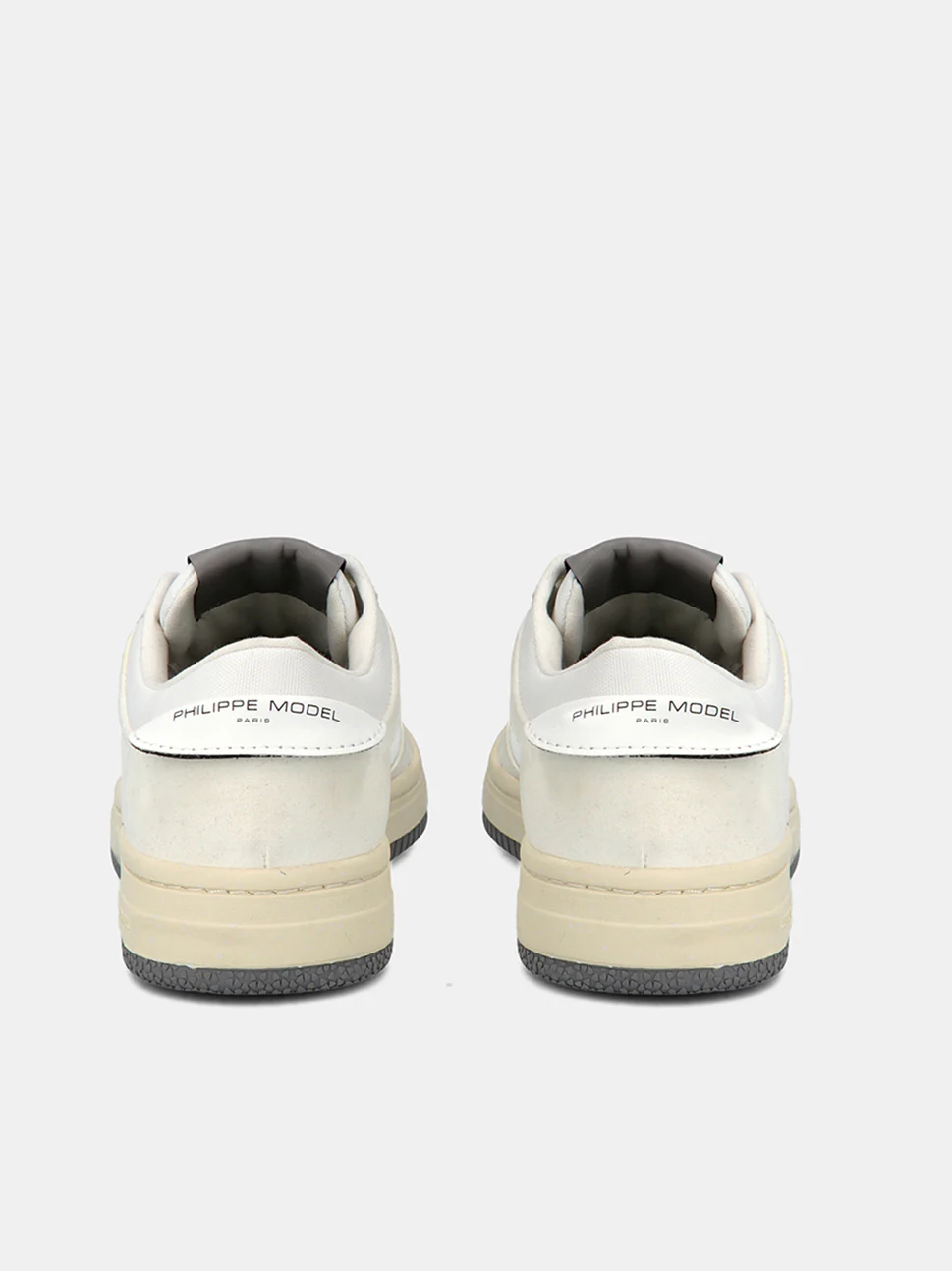 Philippe Model Lyon Low Man LYLUBL07 Ble Blanc Gris Men"s Sneakers