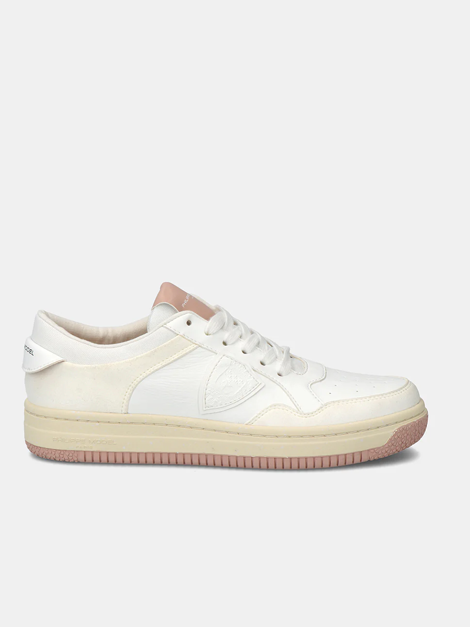 Philippe Model Lyon Low Woman LYLDBL08 Ble Blanc Nude Women"s Sneakers