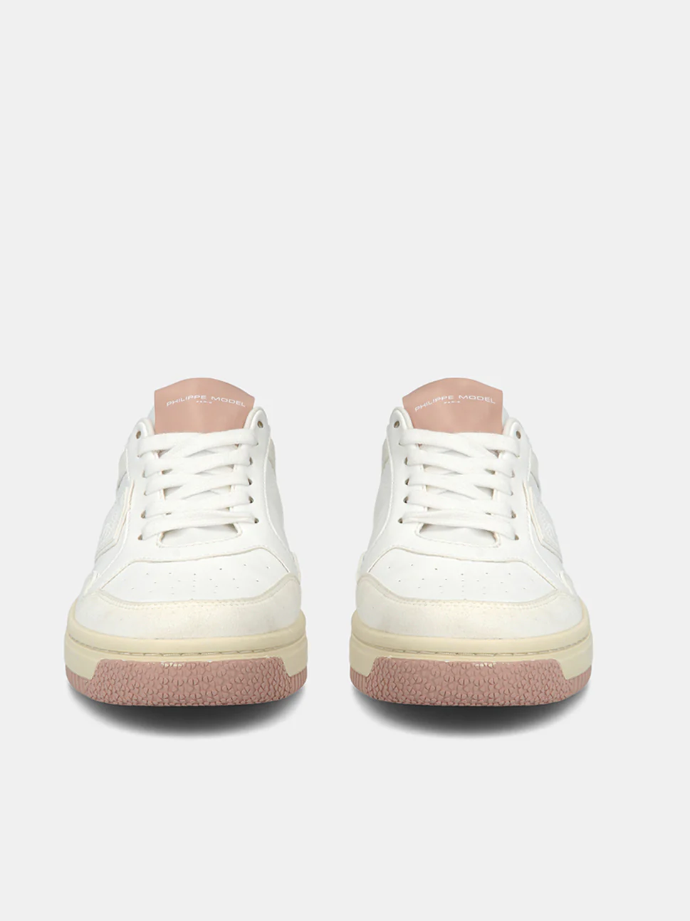 Philippe Model Lyon Low Woman LYLDBL08 Ble Blanc Nude Women"s Sneakers