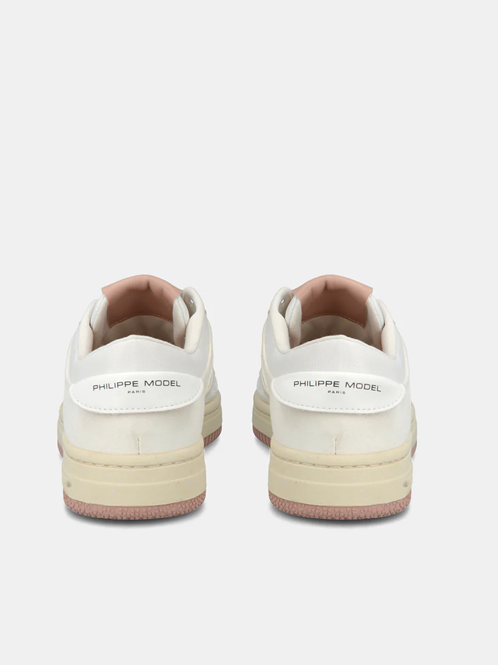 Philippe Model Lyon Low Woman LYLDBL08 Ble Blanc Nude Women"s Sneakers