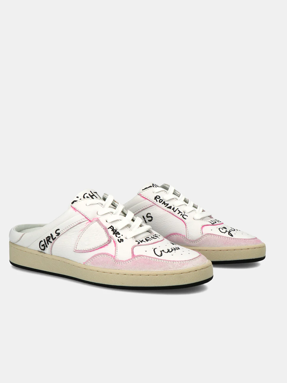 Philippe Model Marais Low Woman MSLDGRF4 Grafiti Crew Women"s Sneakers
