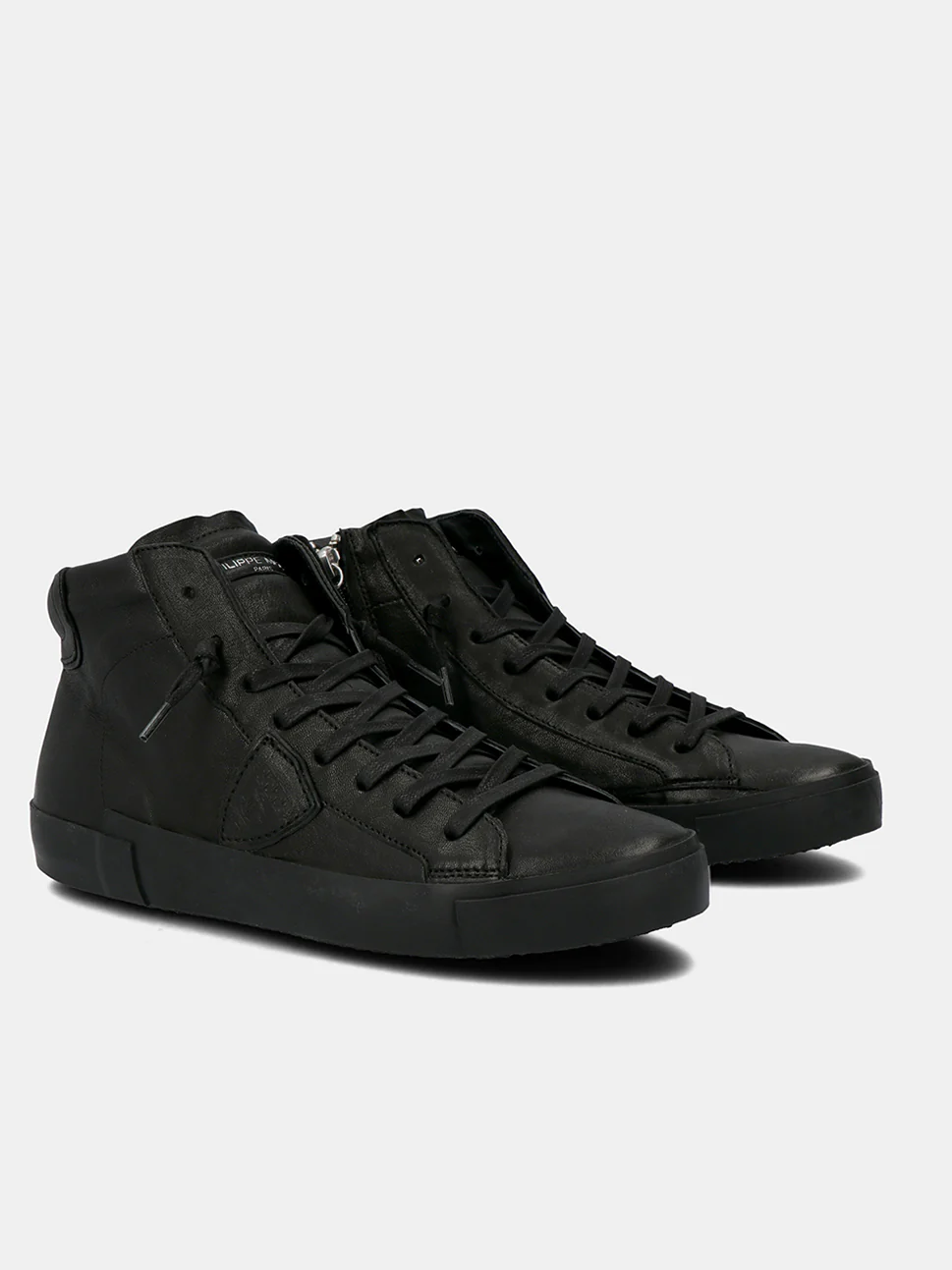 Philippe Model Prsx High Man PRHUWW11 West Noir Noir Men"s Sneakers