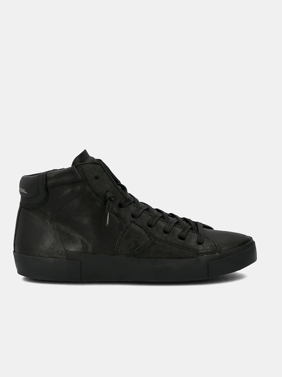 Philippe Model Prsx High Man PRHUWW11 West Noir Noir Men"s Sneakers