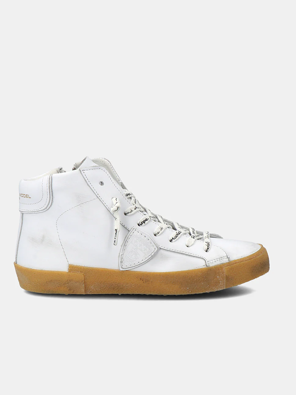 Philippe Model Prsx High Woman PRHDSV01 Vintage Blanc Women"s Sneakers