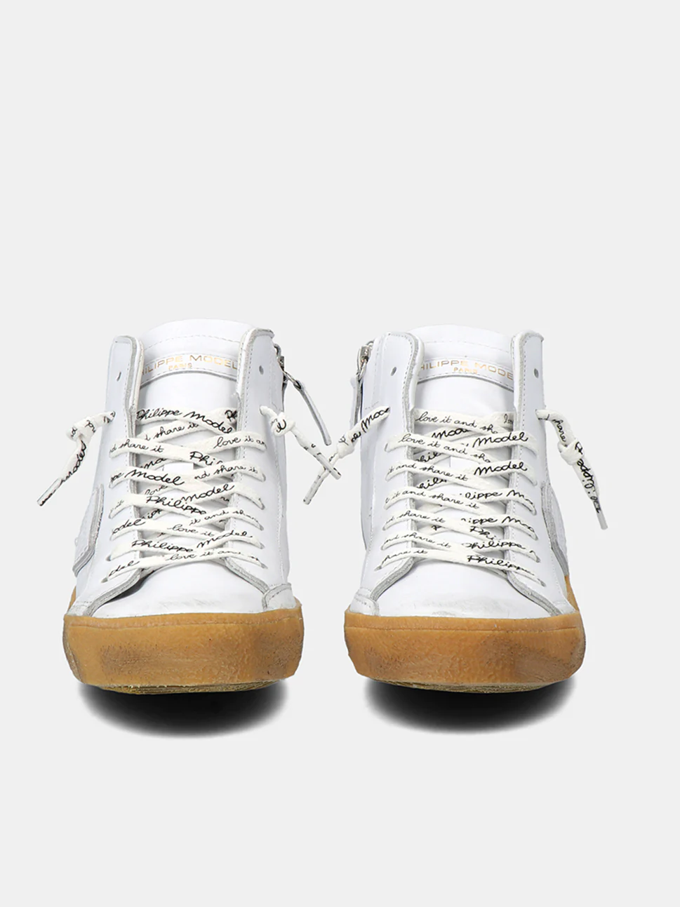 Philippe Model Prsx High Woman PRHDSV01 Vintage Blanc Women"s Sneakers