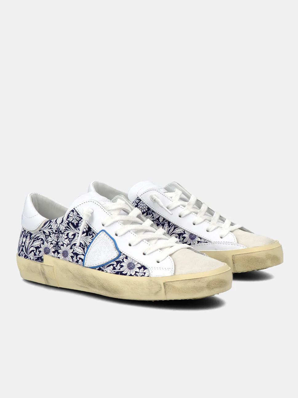 Philippe Model Prsx Low Woman PMPE21PRLDLYB1 Lafleur Bluette Women"s Sneakers